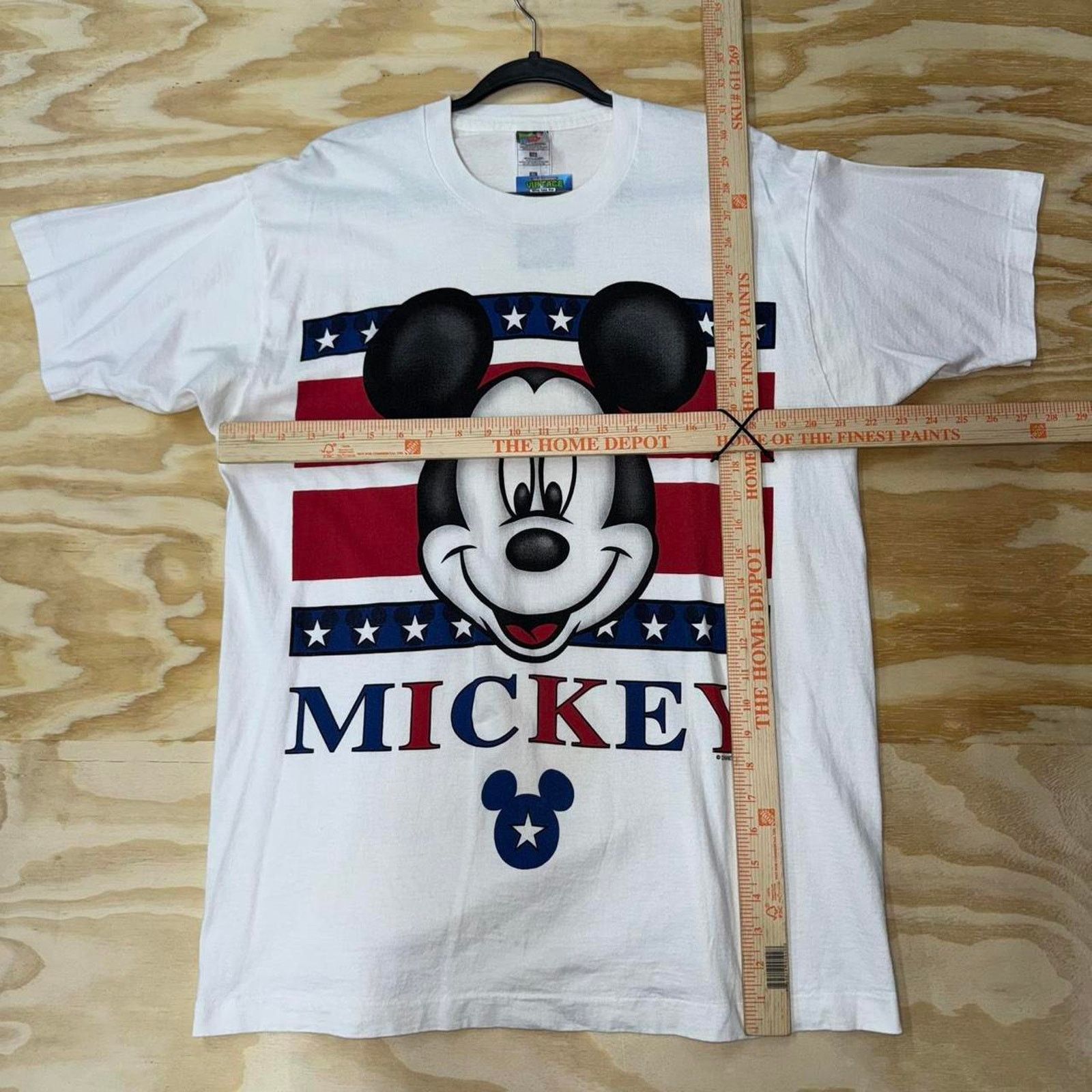 Mickey Unlimited Vintage y2k mickey mouse 1990s american flag disney t-shirt Size US XL / EU 56 / 4 - 3 Thumbnail