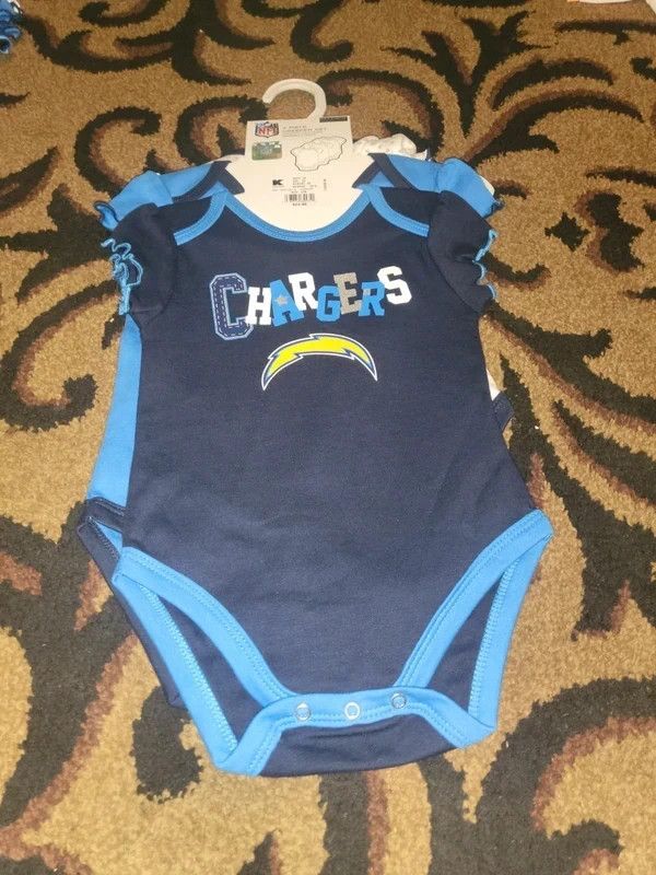 Other NFL Baby Chargers Girl 3 piece Set girl Size ONE SIZE - 1 Thumbnail