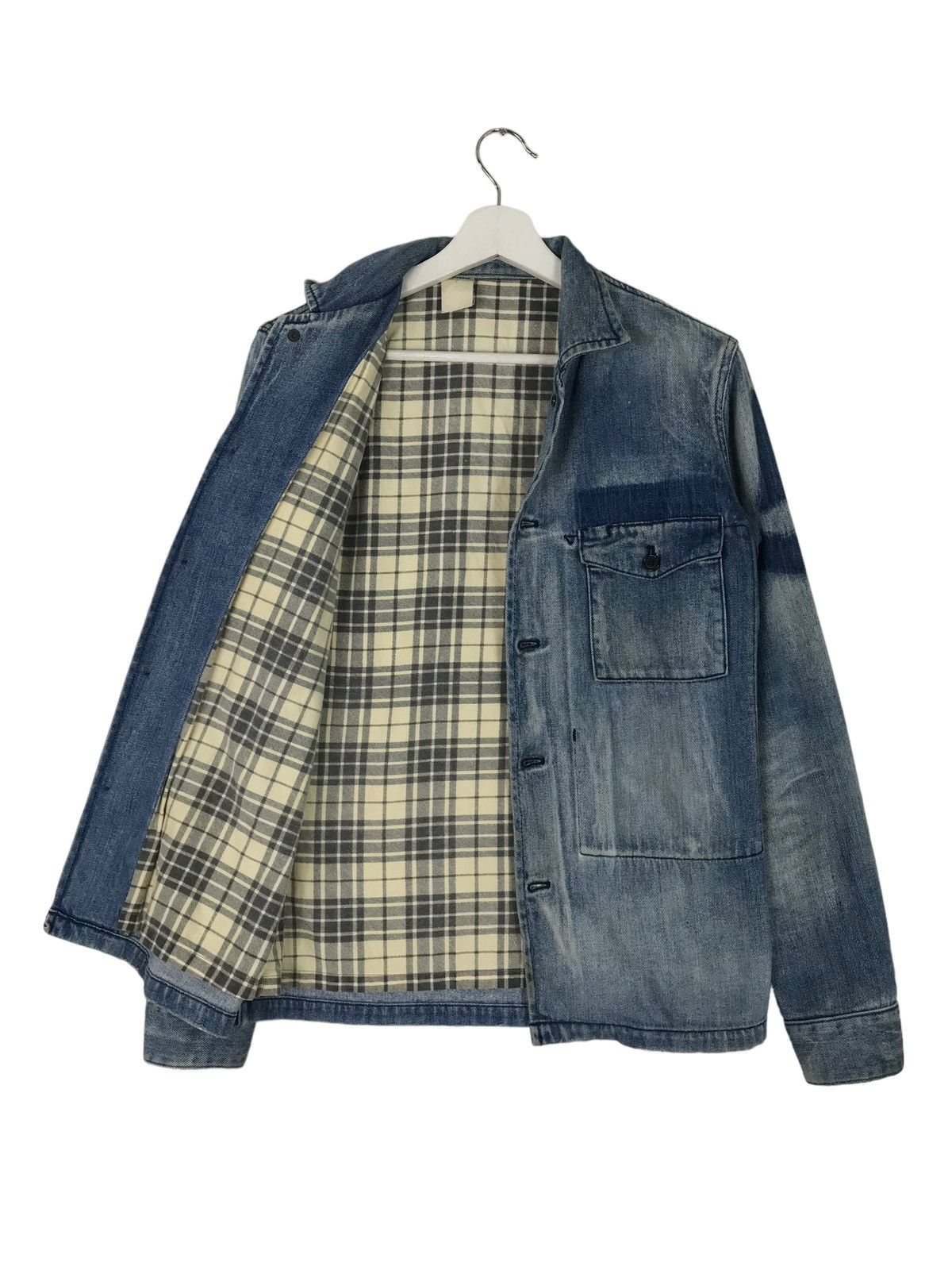 N.Hoolywood 🔥 N.HOLLYWOOD DYED DENIM JACKET MADE IN JAPAN Size US S / EU 44-46 / 1 - 1 Thumbnail