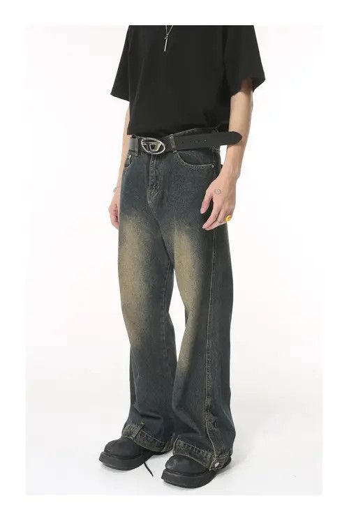 Other Men's washed distressed straight jeans Size US 32 / EU 48 - 3 Thumbnail