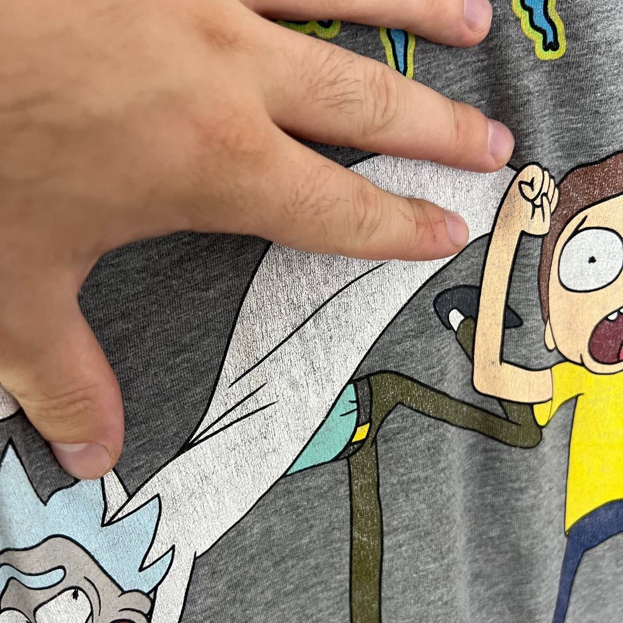 Cartoon Network Rick And Morty Y2k Style Vintage Size US XL / EU 56 / 4 - 4 Thumbnail