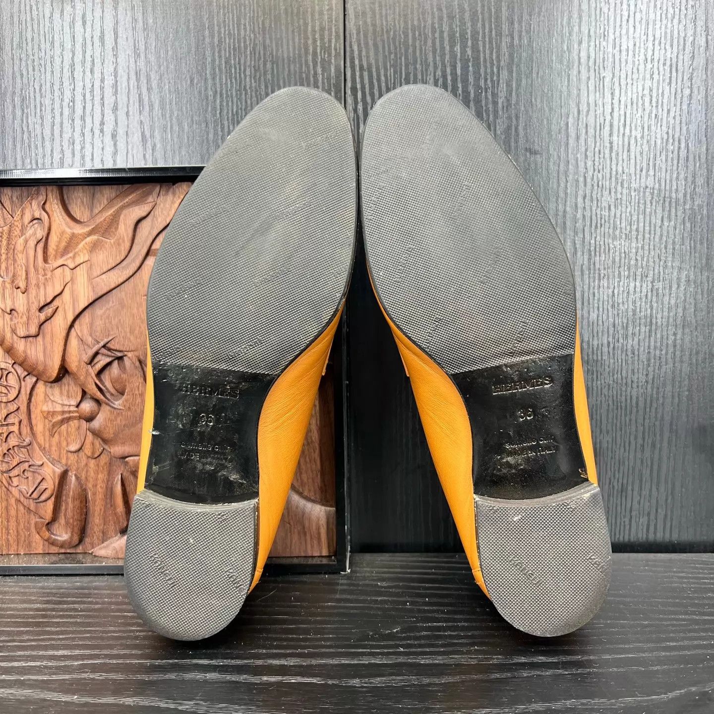 Hermes Hermès H Buckle Loafer Caramel 36 Size US 5.5 / IT 35.5 - 6 Thumbnail