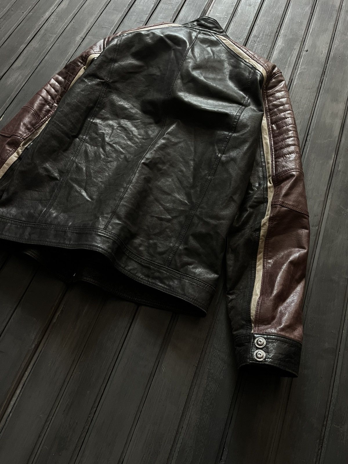 Japanese Brand VTG BALENCIAGA OPIUM CARTI STYLE CROPPED LEATHER JACKET Y2K Size US M / EU 48-50 / 2 - 7 Thumbnail
