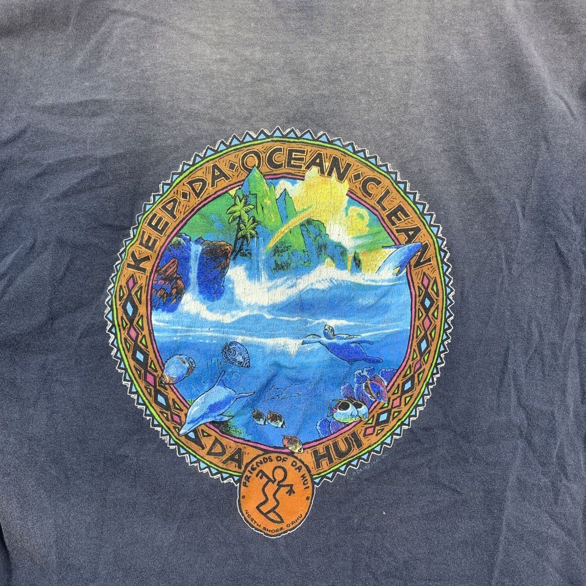 Vintage Vintage FRIENDS Of DA HUI Surf Hawaii Ocean Beach Tshirt Size US M / EU 48-50 / 2 - 5 Thumbnail