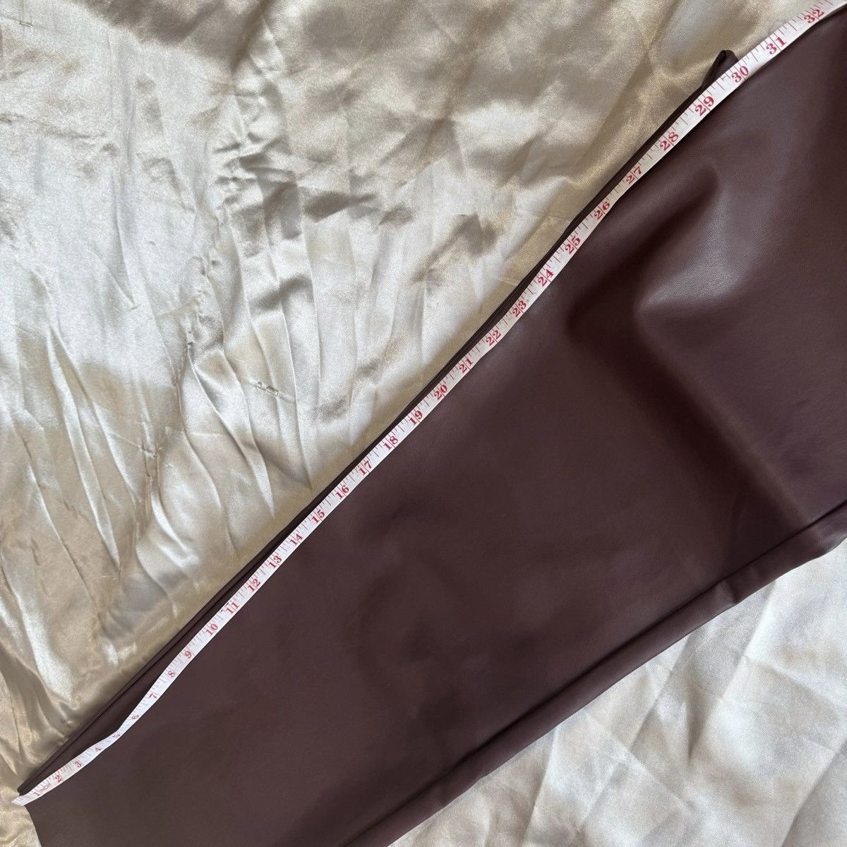 Other Meshki Laurette Faux Leather Straight Leg Pants Size 28" / US 6 / IT 42 - 7 Thumbnail