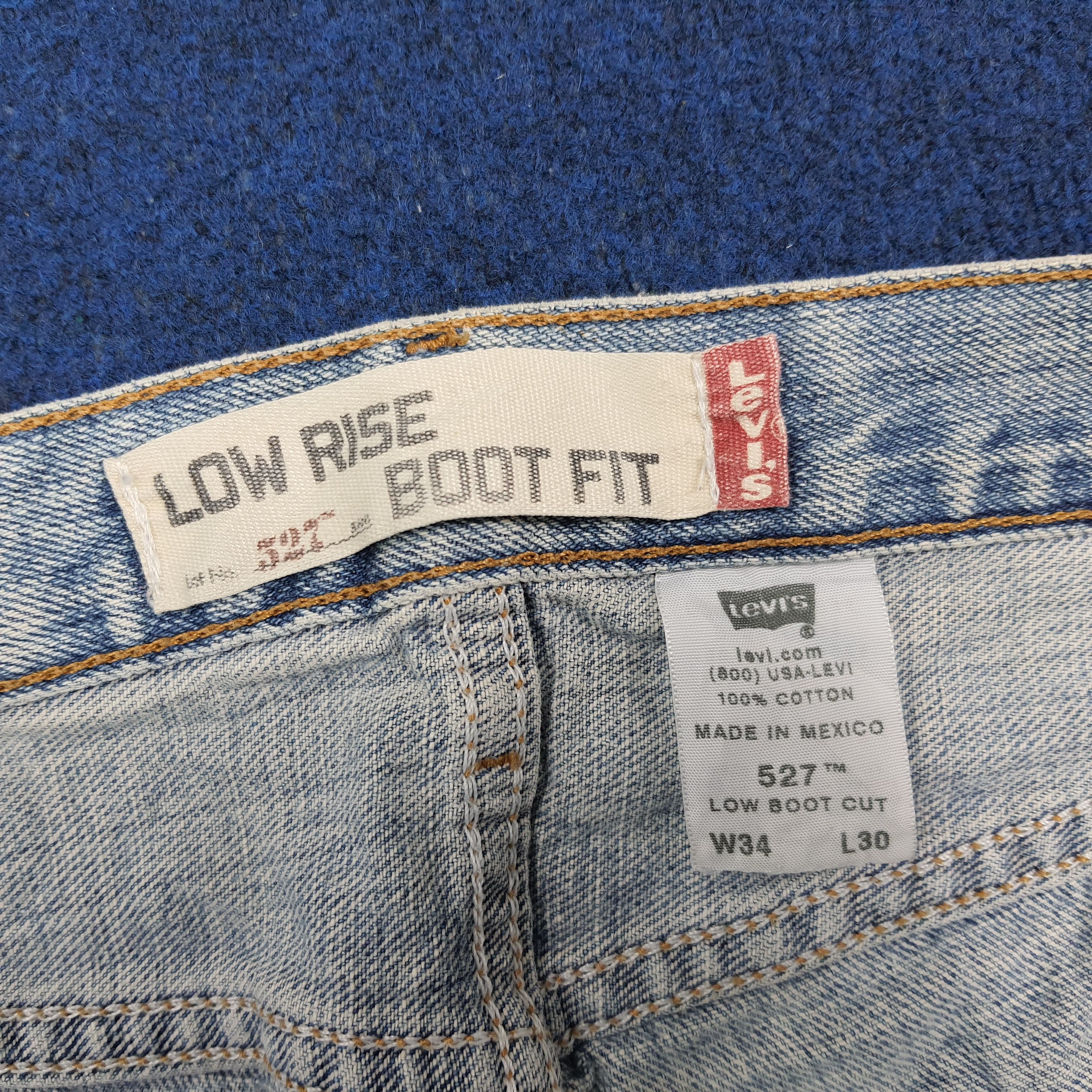 Levi's Vintage Levi's 527 Denim Low Rise Boot Fit Jeans C280N14 Size US 33 - 10 Thumbnail