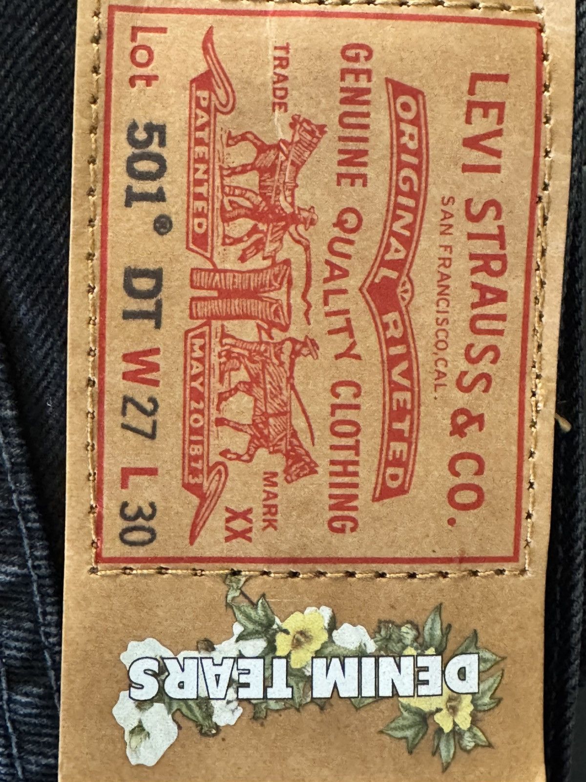 DENIM TEARS Denim Tears jean Size US 27 - 5 Thumbnail