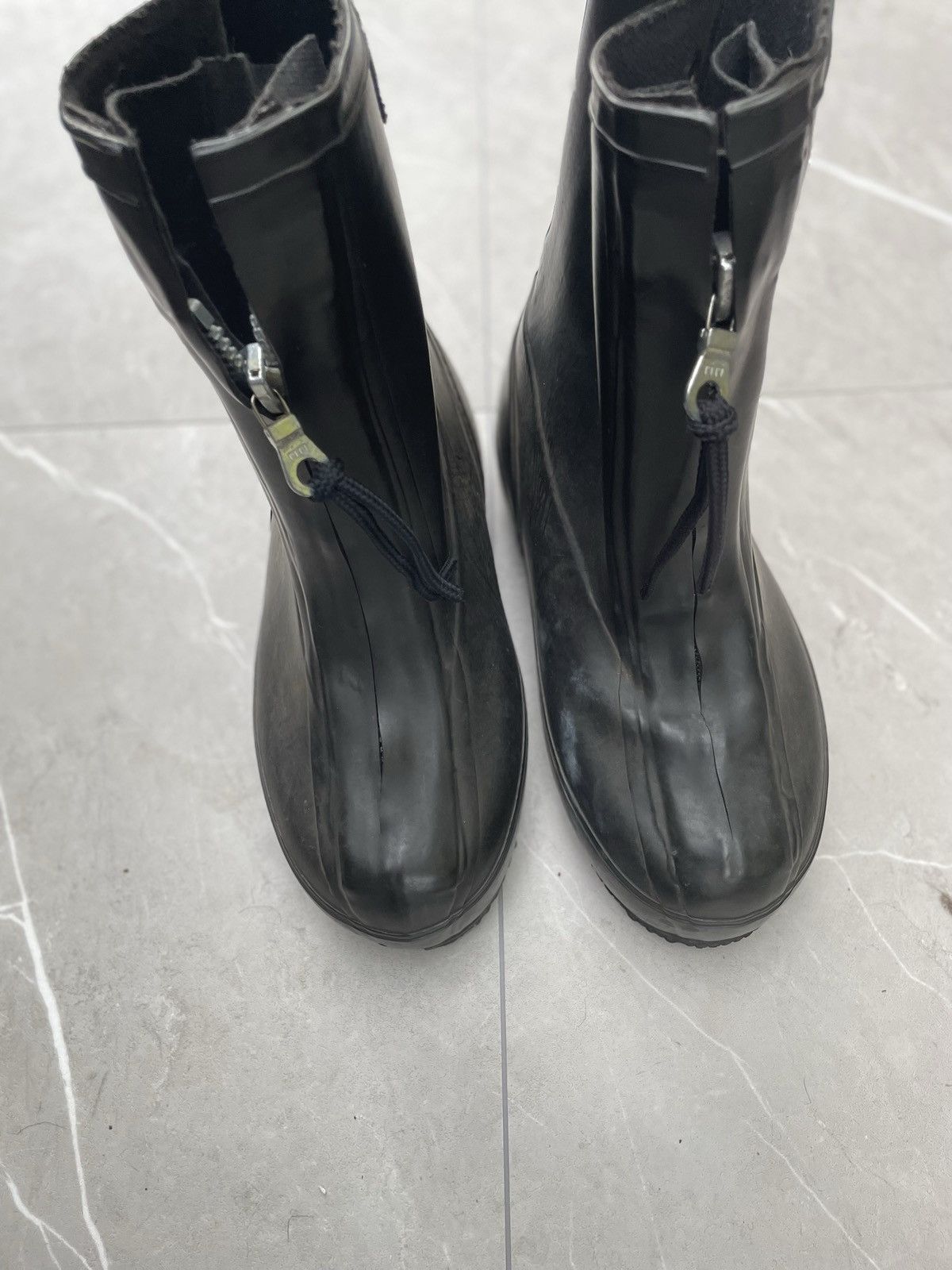 Vintage 1980s Vintage Military Combat WaterProof Rubber Boots Size US 10.5 / EU 43-44 - 10 Thumbnail