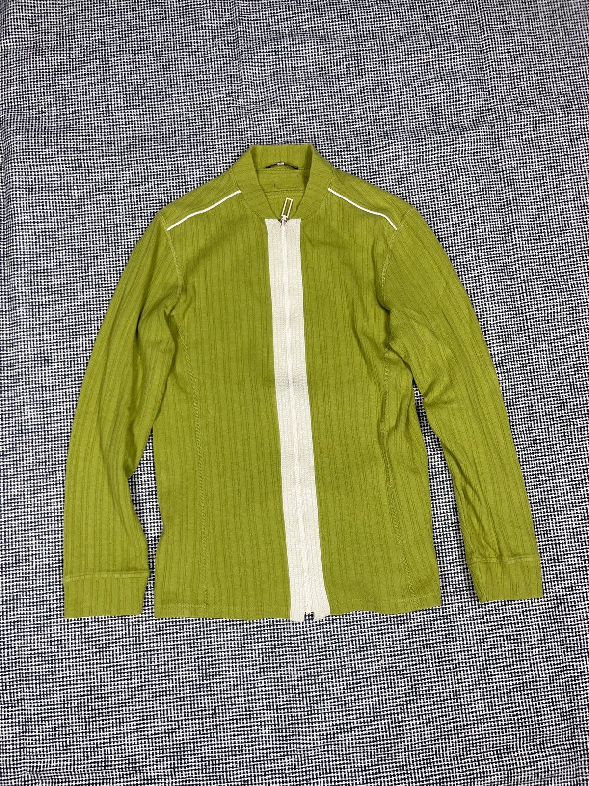 BILLTORNADE × Japanese Brand ➕ y2k billtornade ribbed neon lime green avant garde Size US S / EU 44-46 / 1 - 1 Thumbnail