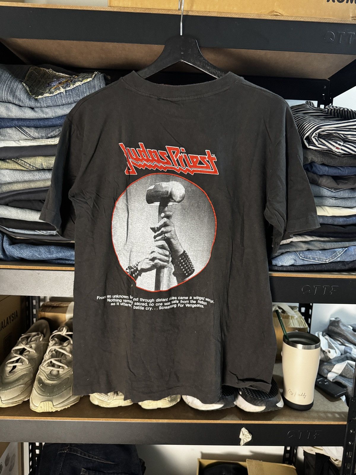 Judas Priest × Vintage VINTAGE BAND TEE JUDAS PRIEST SCREAMING FOR VENGEANCE 80s/90 Size US M / EU 48-50 / 2 - 5 Thumbnail
