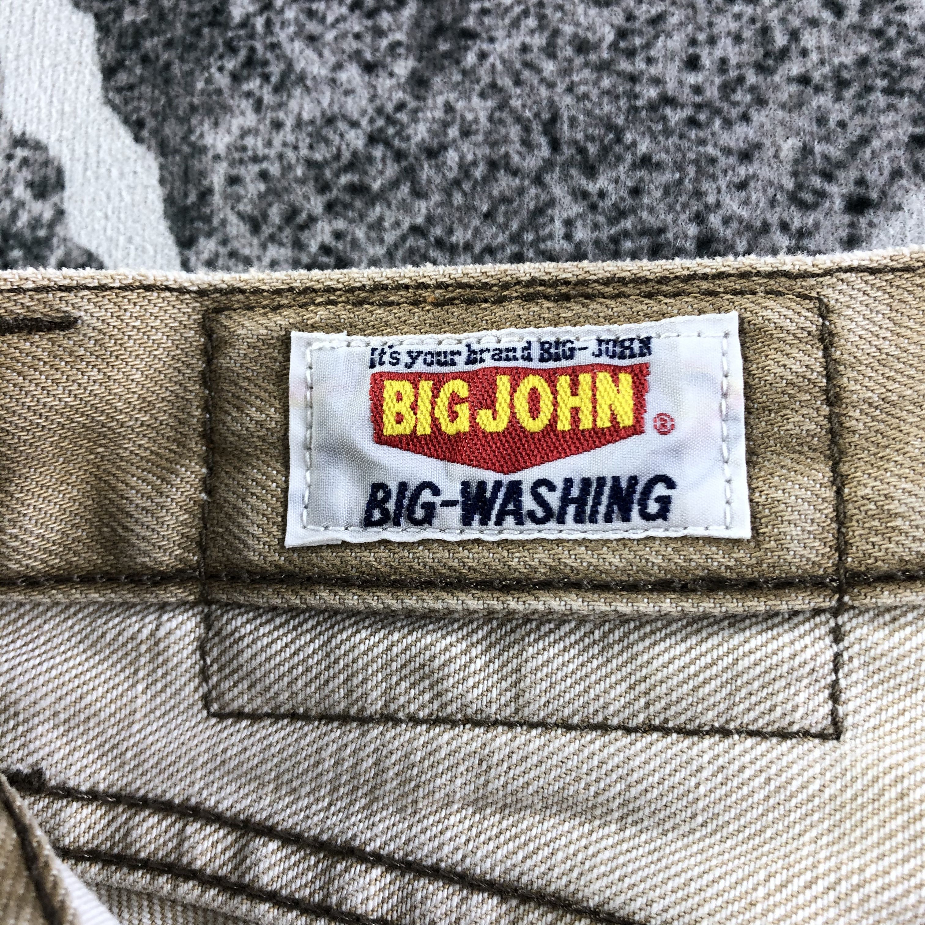 Big John Vintage Ripped Big John Jeans Faded Denim KJ3130 Size US 29 - 9 Thumbnail