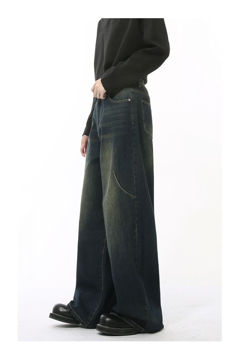 Japanese Brand × Jean American high street retro distressed oversize loose jeans Size US 34 / EU 50 - 5 Thumbnail