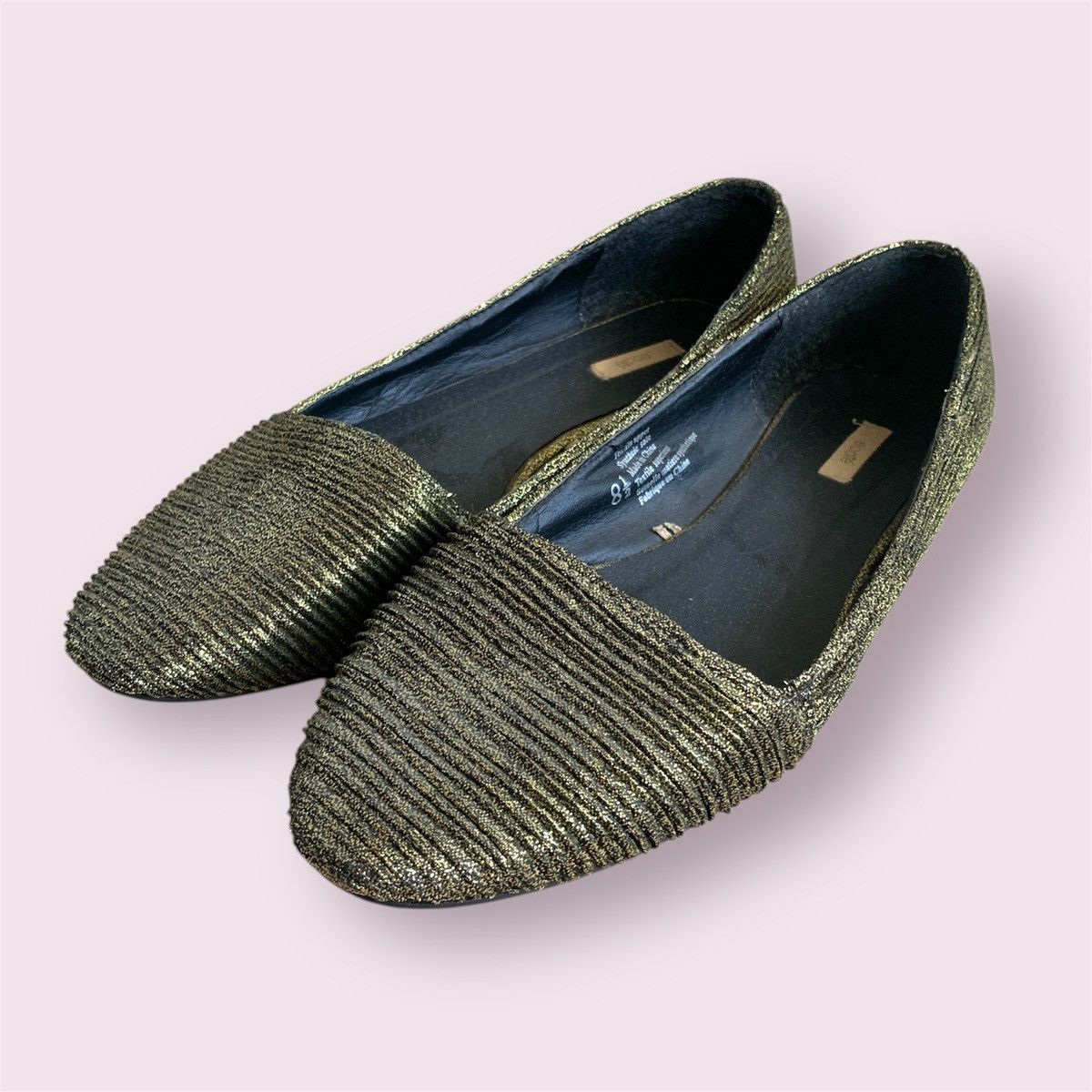 Other Metallic Green Flats Loafers Size US 8.5 / IT 38.5 - 2 Thumbnail