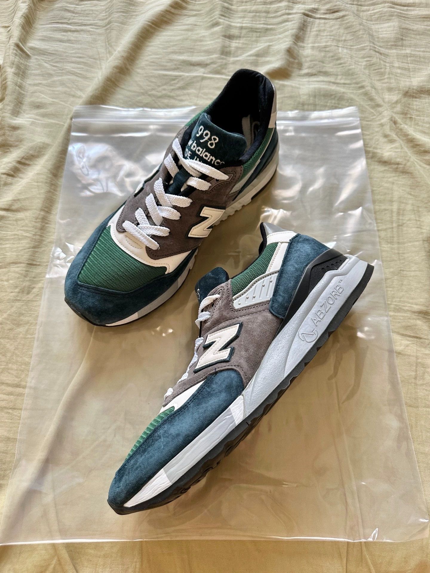 New Balance New Balance 998 Vintage Gray Blue Green Unisex US Size US 10.5 / EU 43-44 - 2 Thumbnail