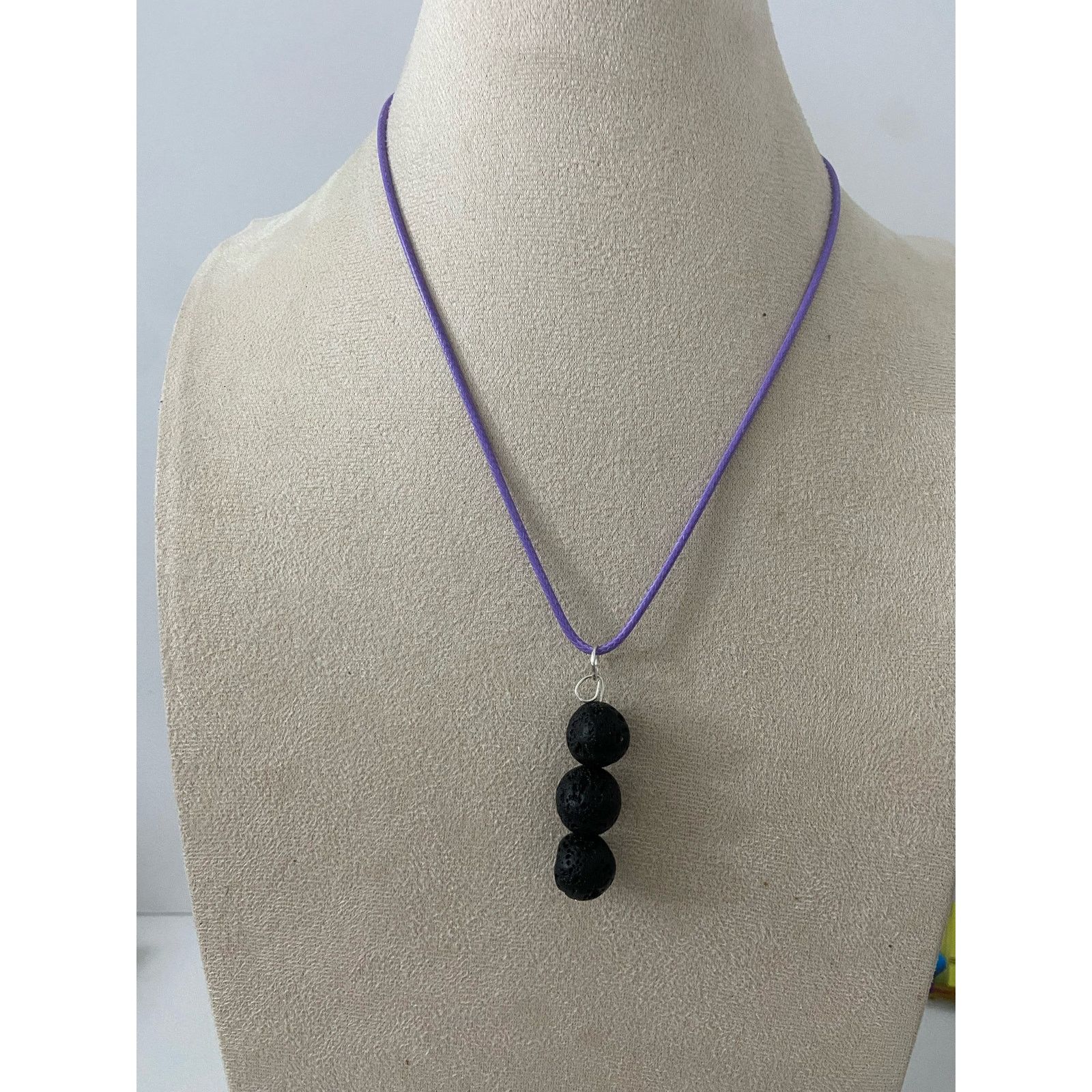 Handmade lava pendant necklace Size ONE SIZE - 1 Thumbnail