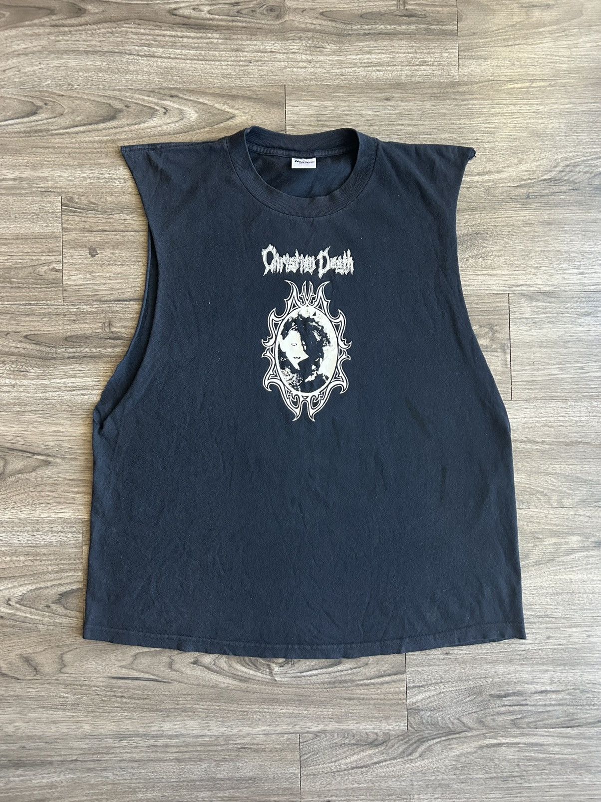 Band Tees 90s Vintage RARE Christian Death Theatre Of Hate Band Tee XL Size US XL / EU 56 / 4 - 1 Thumbnail