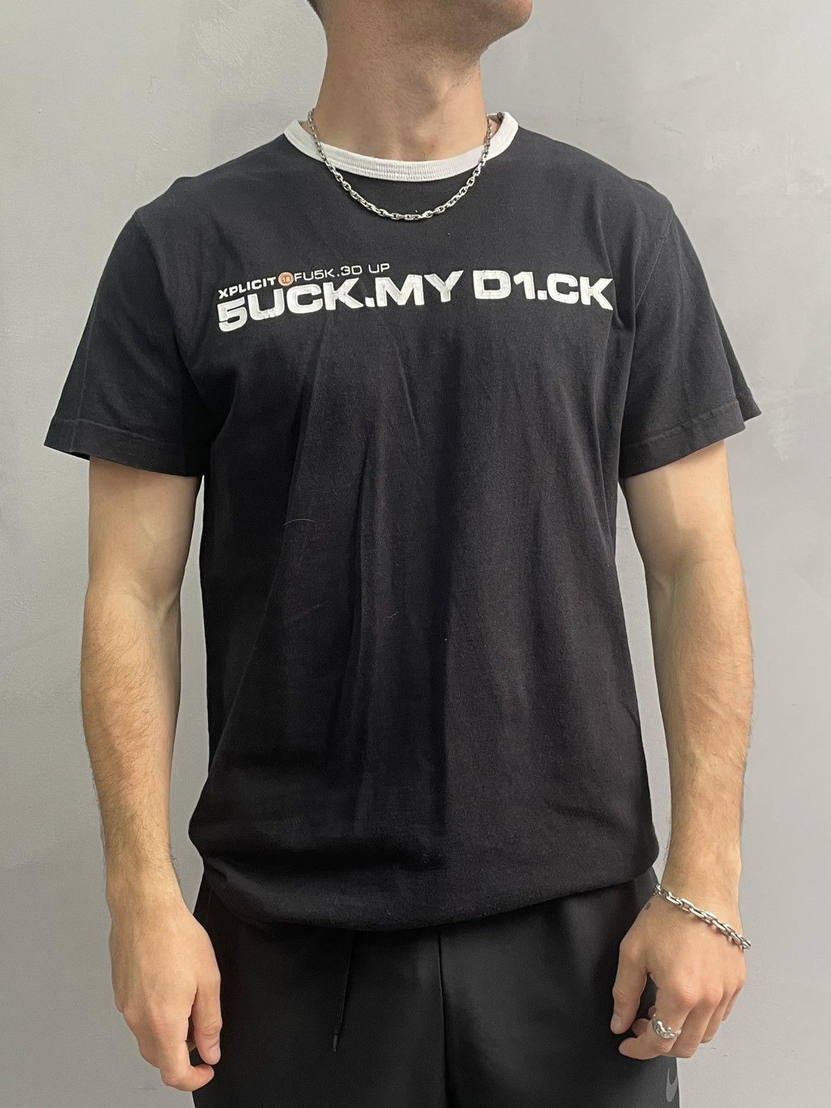 Vintage Rare suck my dick fishbone rap t shirt y2k hype Size US XL / EU 56 / 4 - 2 Thumbnail