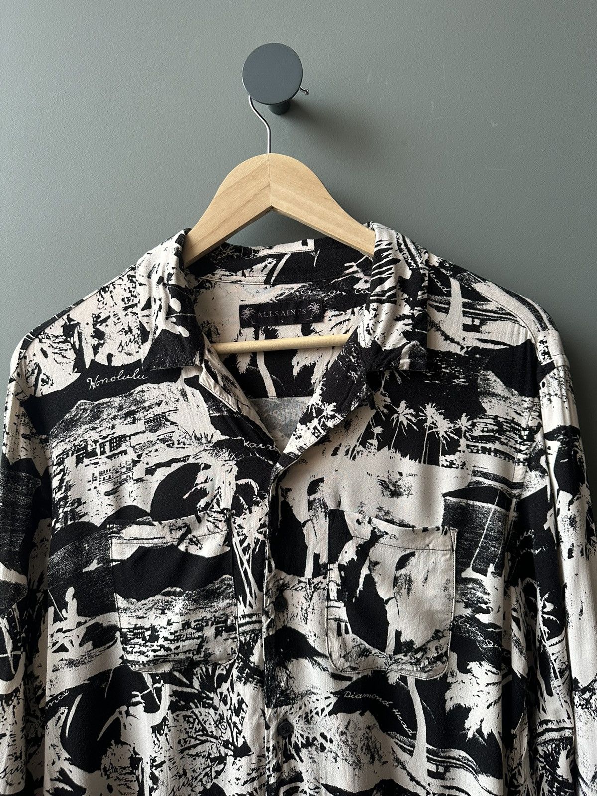 Allsaints Allsaints Hawaiian AWA LS Viscose Shirt Size S Size US S / EU 44-46 / 1 - 2 Thumbnail