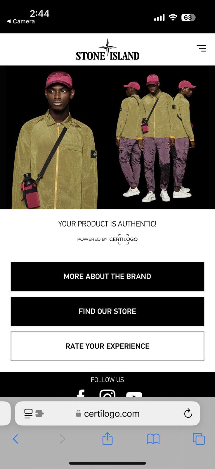 Stone Island Stone island hoodie Size US XS / EU 42 / 0 - 7 Thumbnail