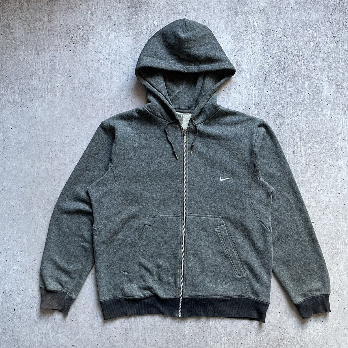 Nike × Vintage Vintage Nike zip hoodie y2k style Size US L / EU 52-54 / 3 - 1 Thumbnail
