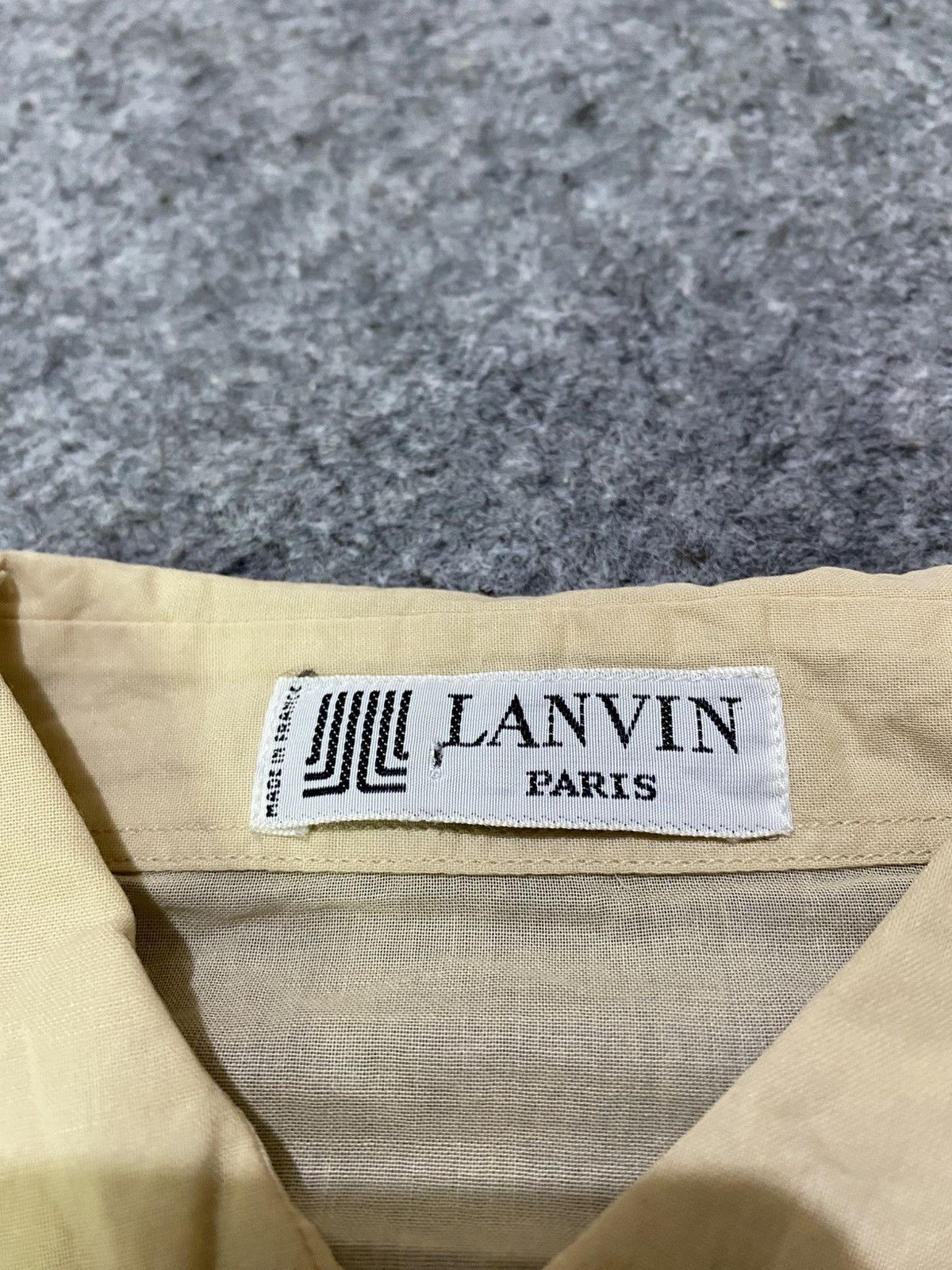 Lanvin 1980s Vintage Lanvin Silk Shirt Size XS / US 0-2 / IT 36-38 - 5 Thumbnail