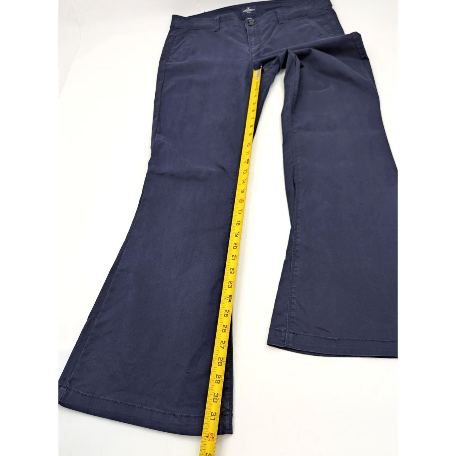 American Eagle Outfitters American Eagle Outfitters Artist Flare Denim Pants Women 16 Reg Black Size 38" / US 16 / IT 52 - 3 Thumbnail