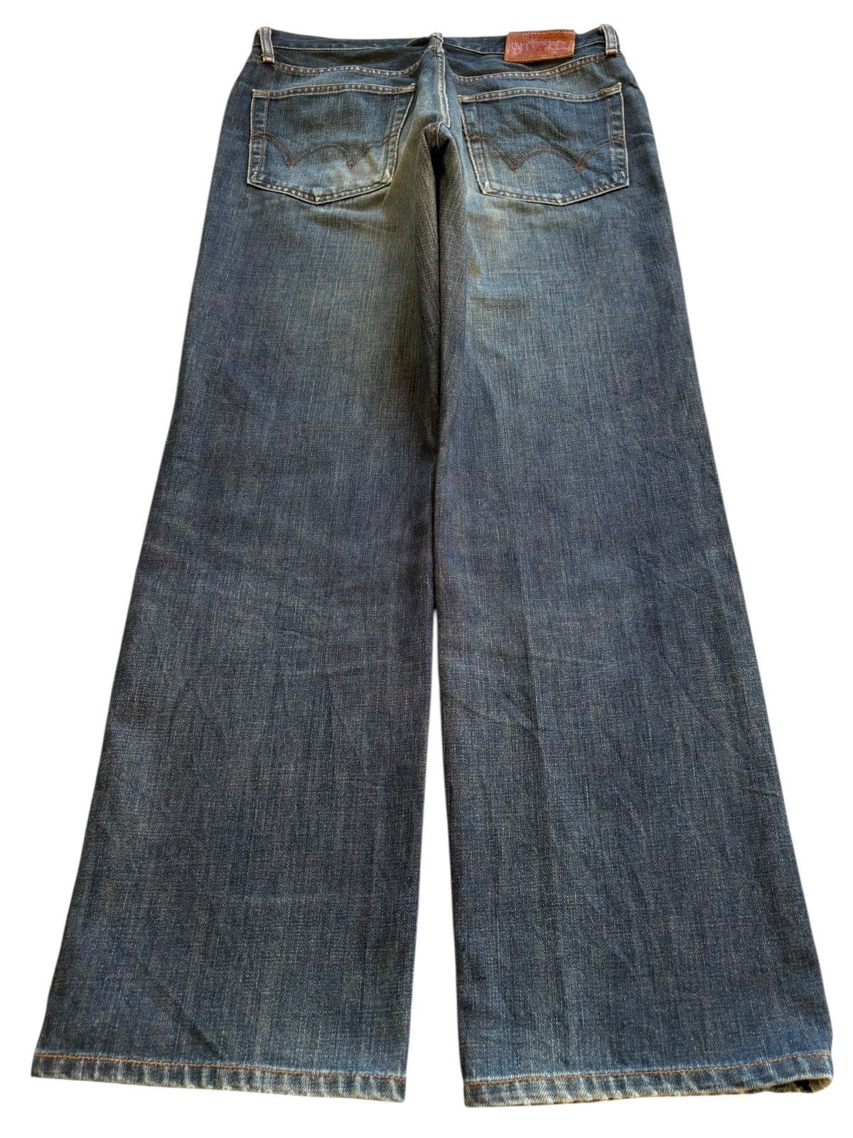 Edwin Vintage Edwin 503 Mud Wash Distressed Loose Baggy Jeans Size US 32 / EU 48 - 2 Thumbnail