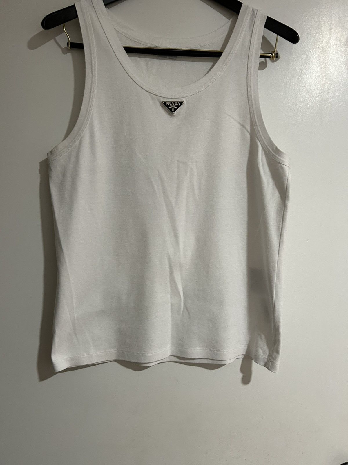 Prada Prada Triangle Logo Tank Top Size US XL / EU 56 / 4 - 1 Thumbnail