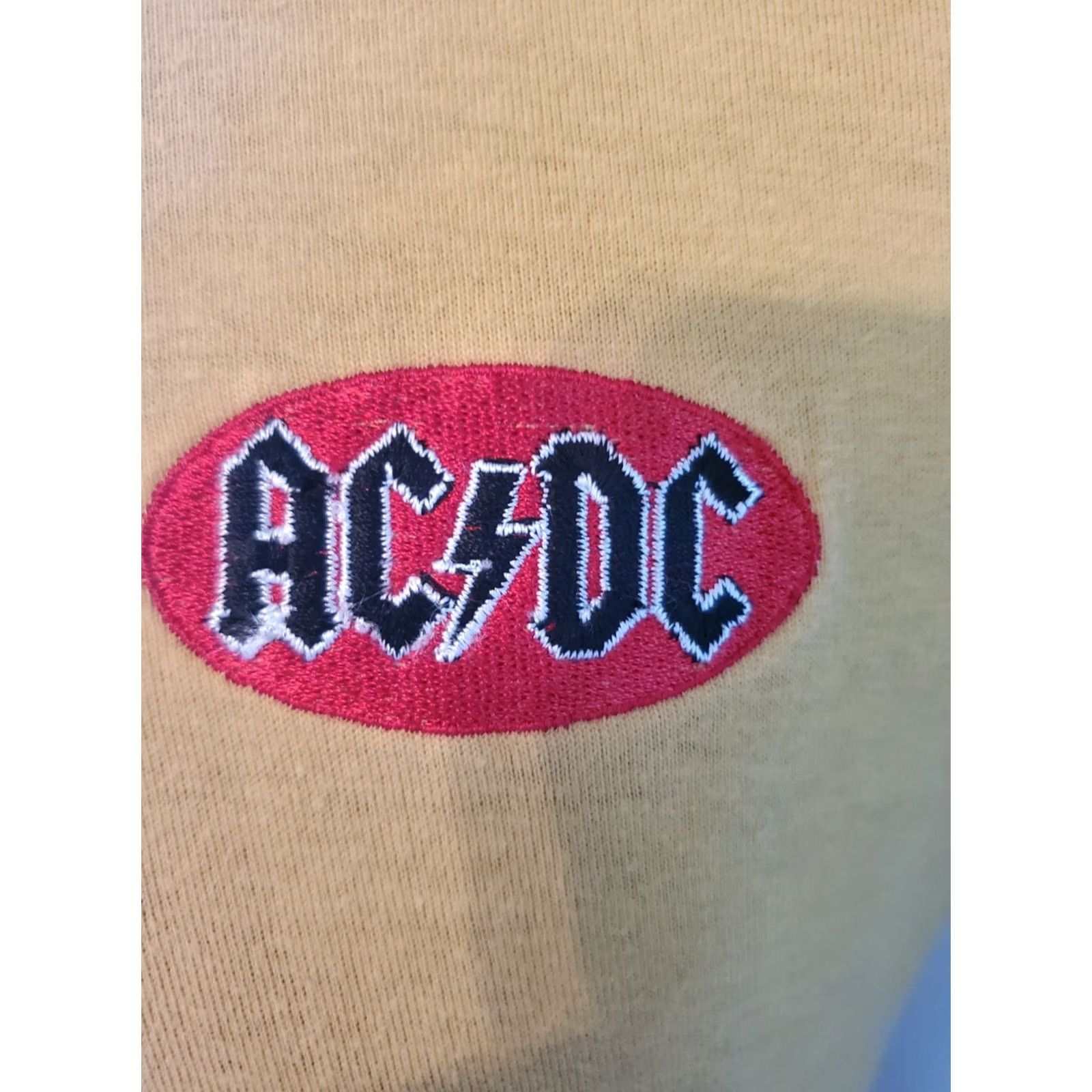 Vintage AC/DC Yellow T Shirt Embroidered Reprint Size Small Mens Shirt Short Sleeve Crew Neck Cotton Size US S / EU 44-46 / 1 - 2 Thumbnail