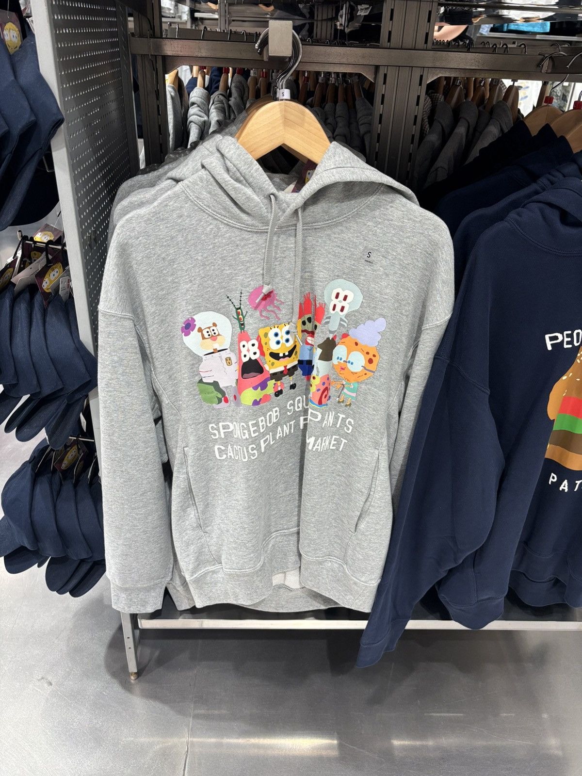 Cactus Plant Flea Market × Uniqlo CPFM x SpongeBob Uniqlo hoodie Size US M / EU 48-50 / 2 - 2 Thumbnail