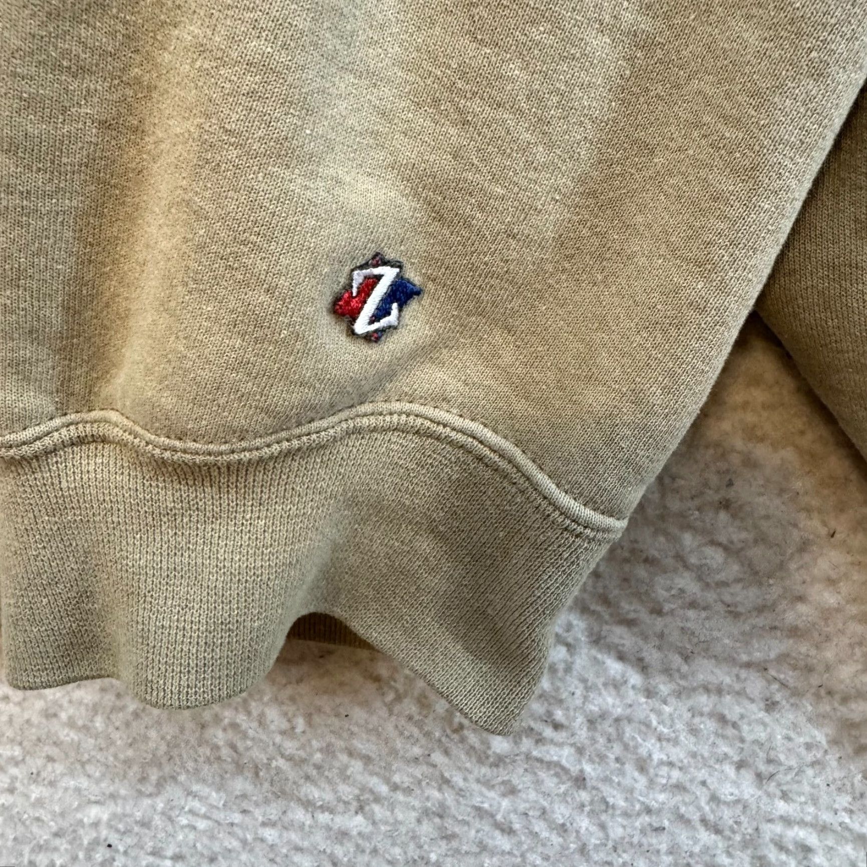 Jerzees VINTAGE Jerzees Blank Crewneck Sweatshirt XL Tan Beige Nublend Sport USA Mens Size US XL / EU 56 / 4 - 3 Thumbnail