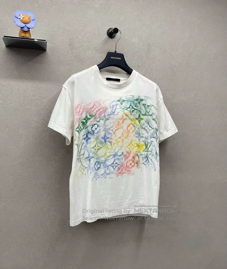 Louis Vuitton Louis Vuitton Colored Pencil Graffiti Printed Short Sleeve Size US S / EU 44-46 / 1 - 3 Thumbnail