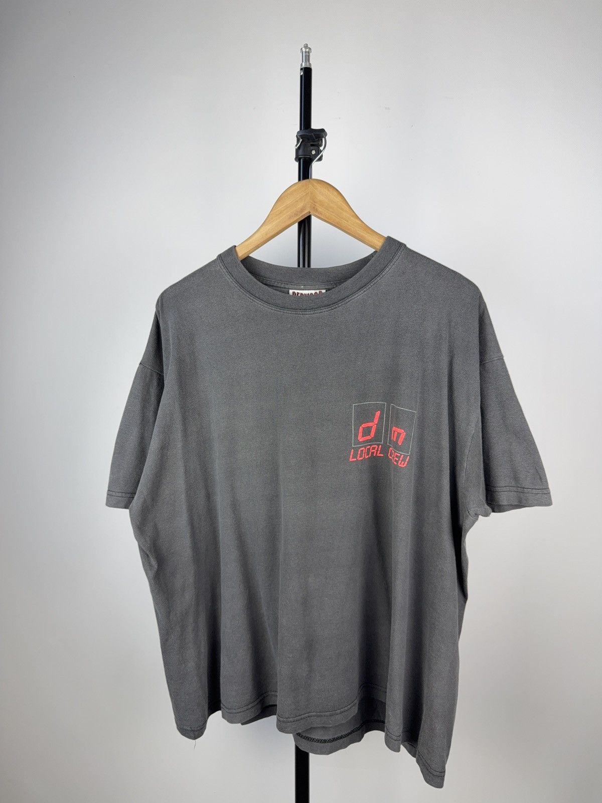 Band Tees × Vintage Vintage 1993 Depeche Mode DM Local Crew Faded T Shirt Size US L / EU 52-54 / 3 - 1 Thumbnail