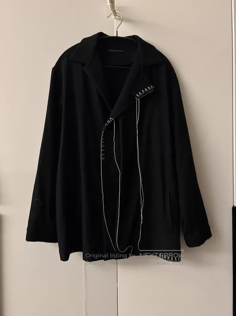 Yohji Yamamoto Yohji Yamamoto White stitched jacket Size US S / EU 44-46 / 1 - 1 Thumbnail