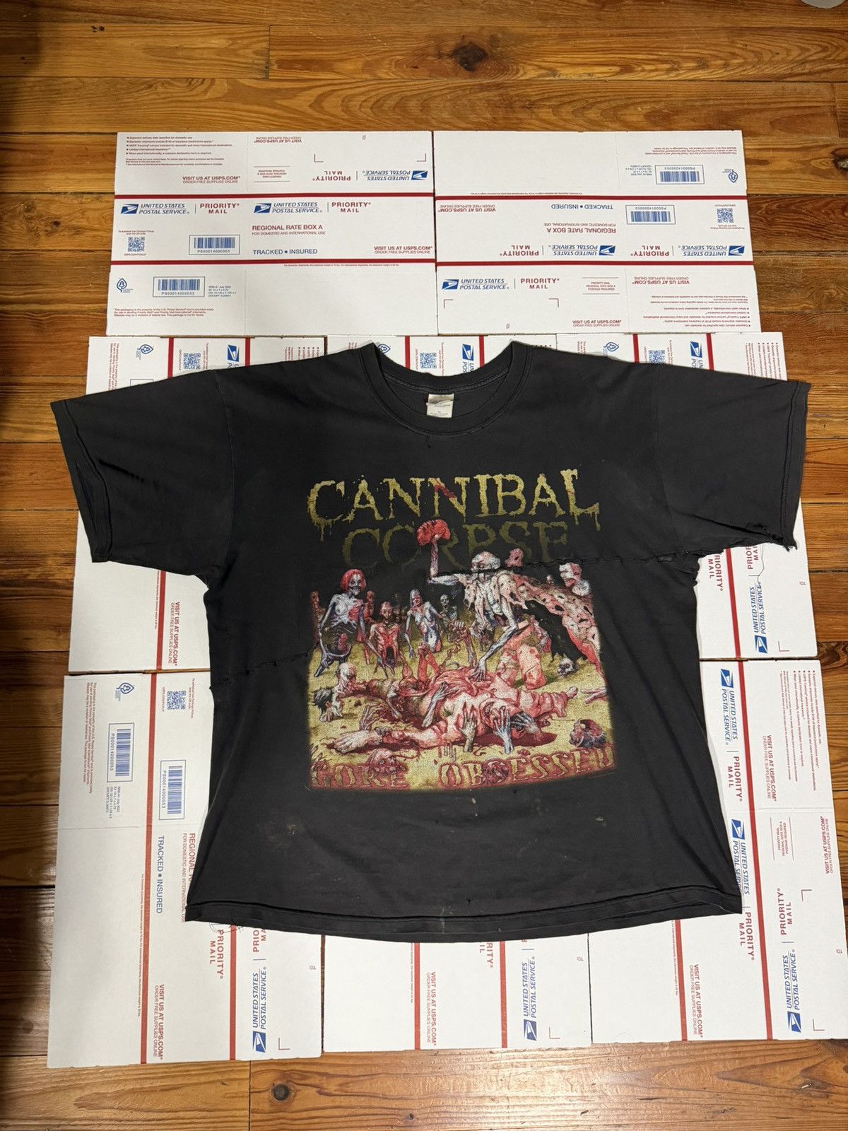 Vintage Vinage 2002 Cannibal Corpse Neck Break Tour Tee XL Size US XL / EU 56 / 4 - 1 Thumbnail