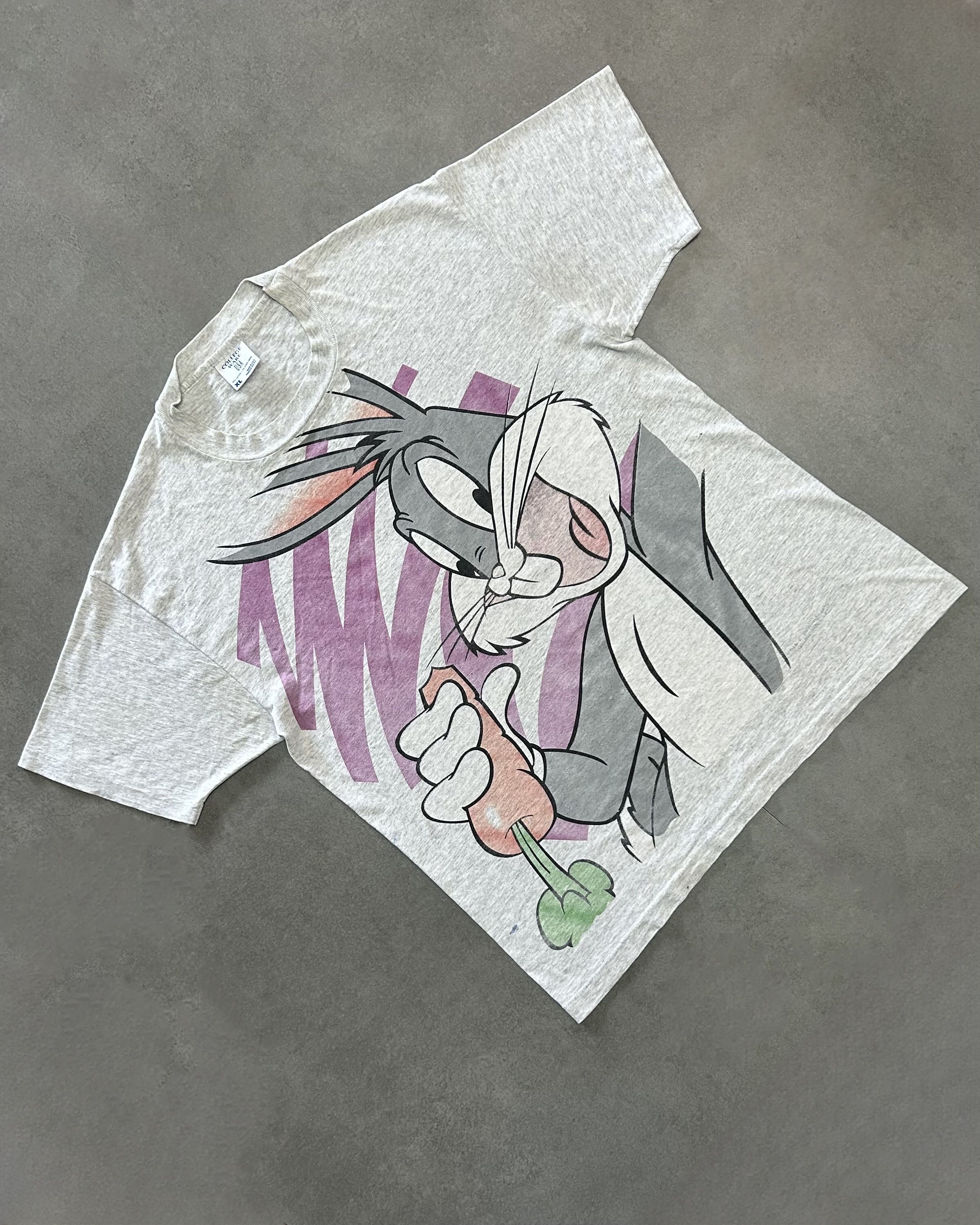 Warner Bros Bugs Bunny Graphic Tee – Single Stitch (1994) Size US XL / EU 56 / 4 - 8 Thumbnail