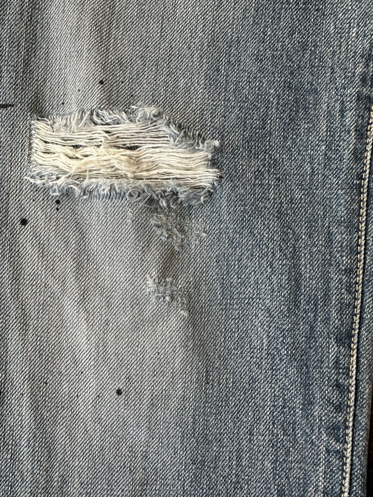 Kazuyuki Kumagai Attachment 2010's Attachment Japan distressed blue denim Size US 32 / EU 48 - 18 Thumbnail