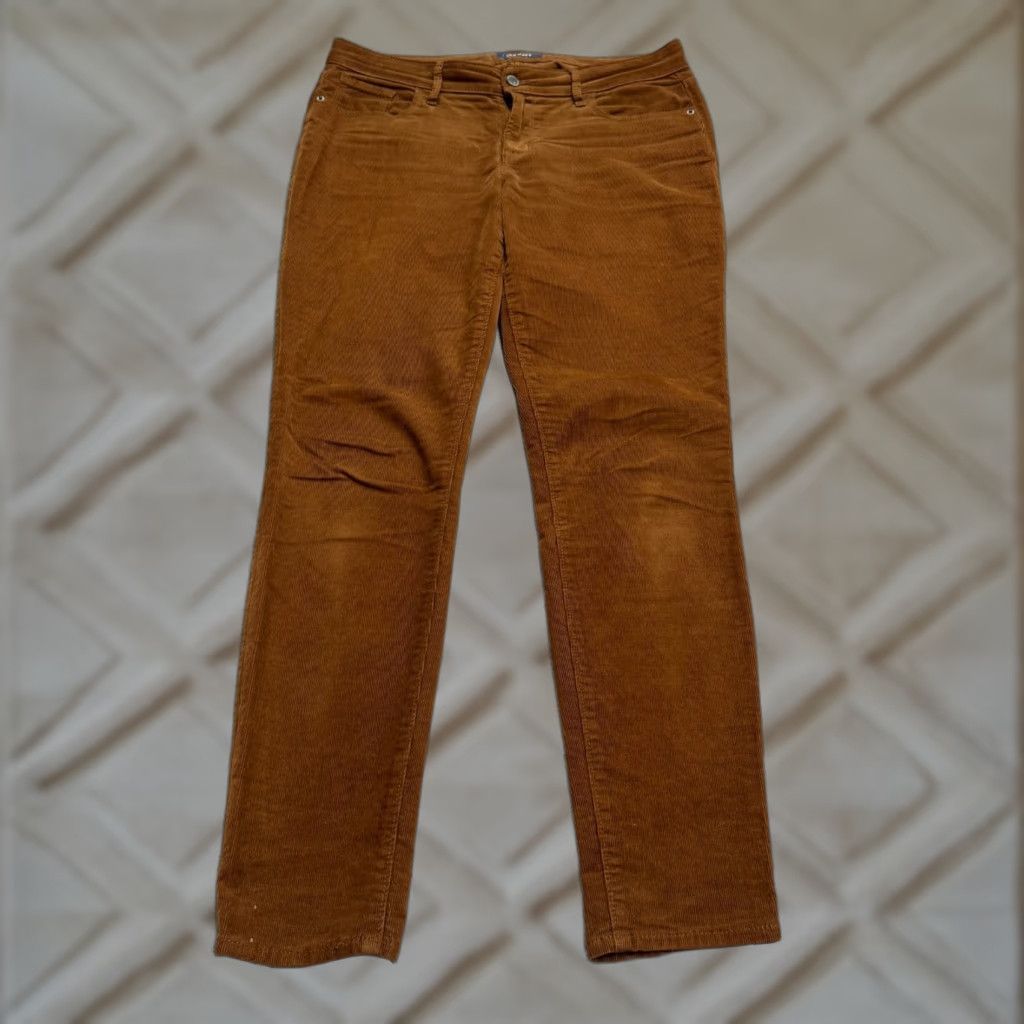 Old Navy Old Navy Pants Womens 8 Regular Brown Cotton Corduroy Mid Rise Straight Chino Casual Workwear - Mens? Size 30" / US 8 / IT 44 - 1 Thumbnail