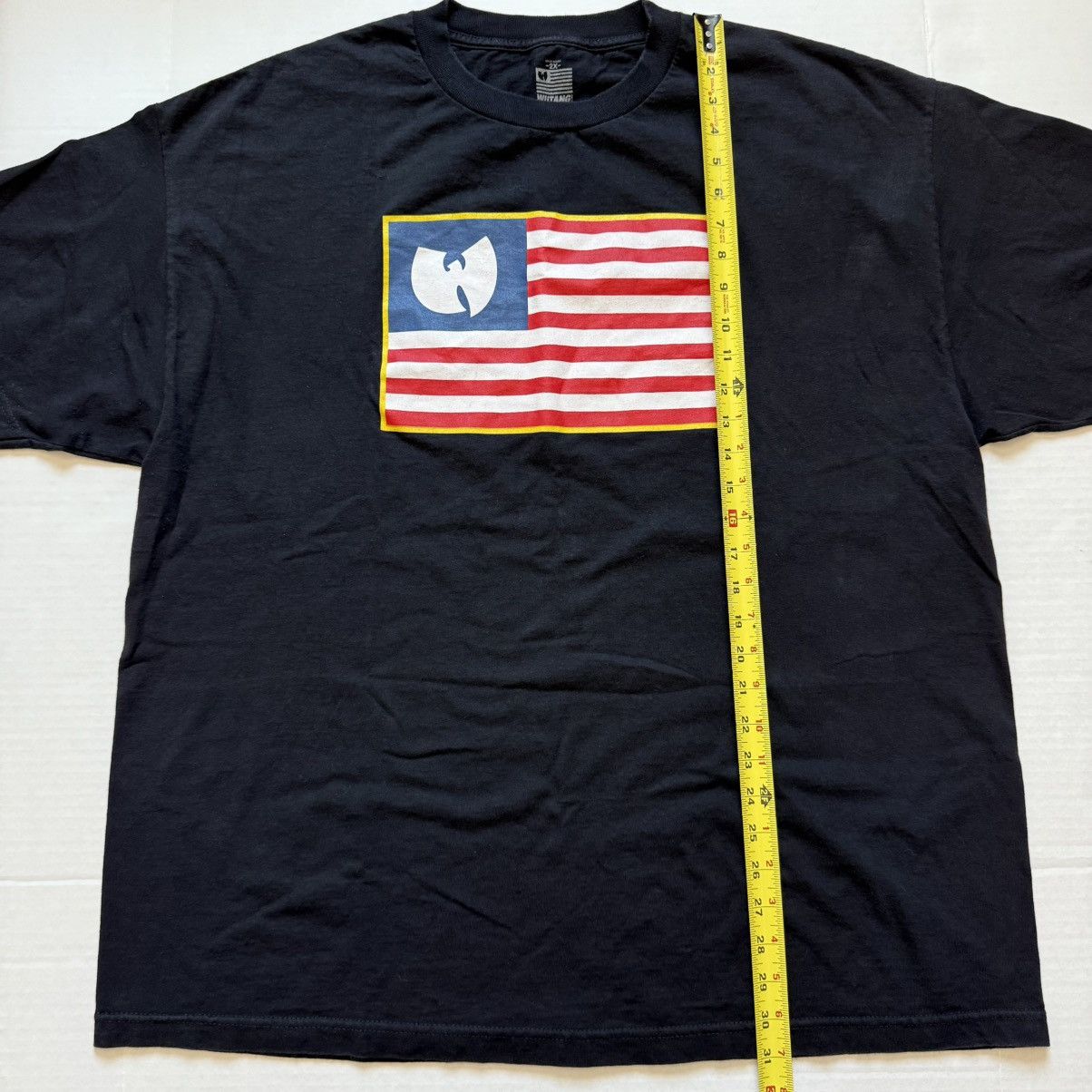 Wu-Tang Clan 🔴Wu-Tang Shirt Size 2XL Iron Flag Wu-Wear Rza U-God Gza Size US XXL / EU 58 / 5 - 6 Thumbnail