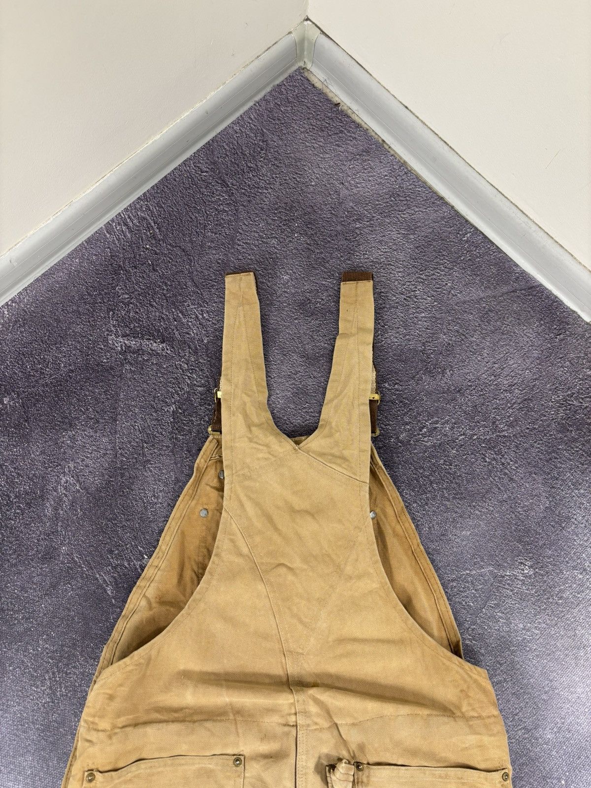 Carhartt Vintage 90s Carhartt Double Knee USA Work Dungaree Overall Size US 34 / EU 50 - 21 Thumbnail