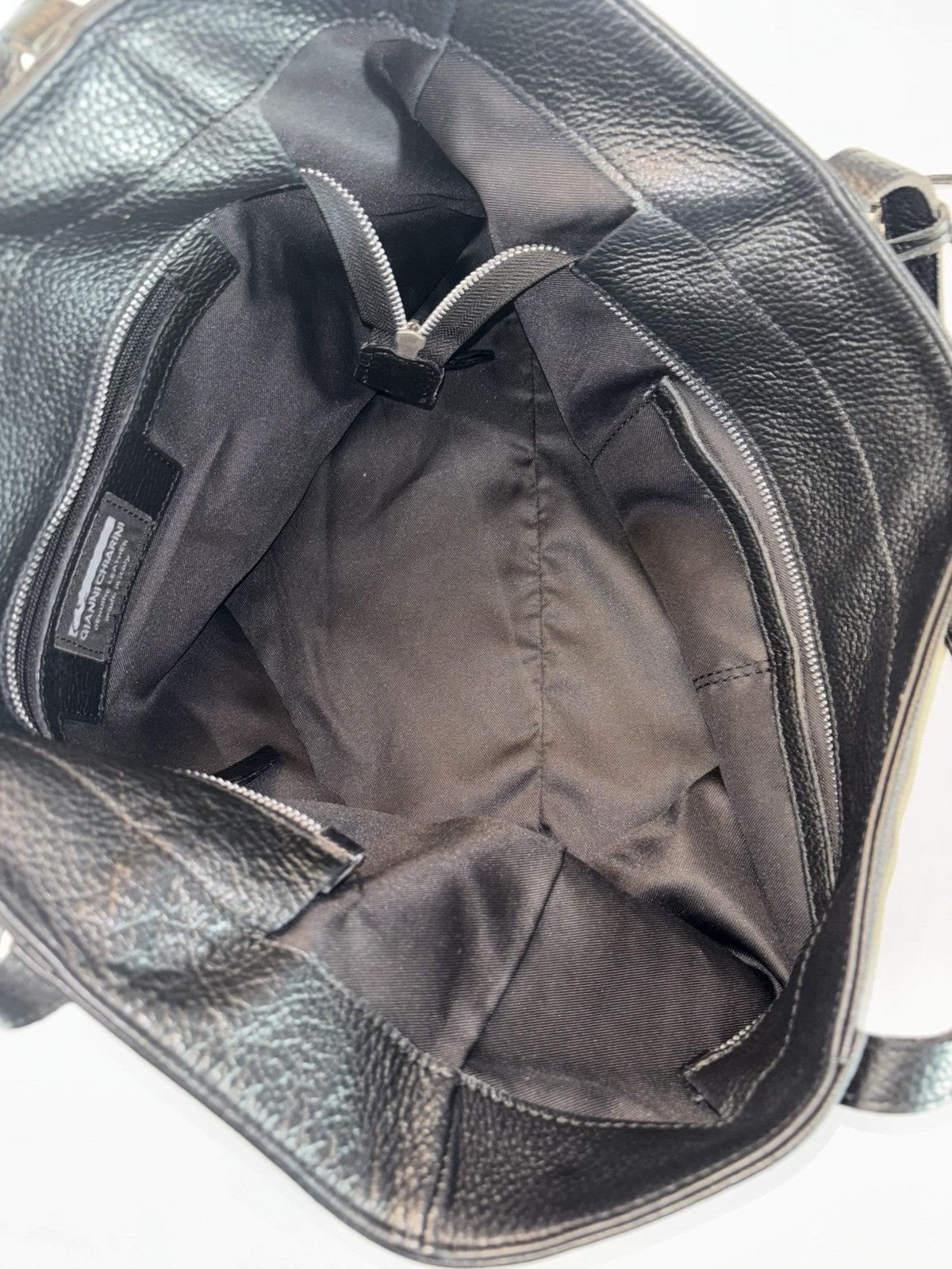 Gianni Chiarini Black Leather Tote Size ONE SIZE - 6 Thumbnail