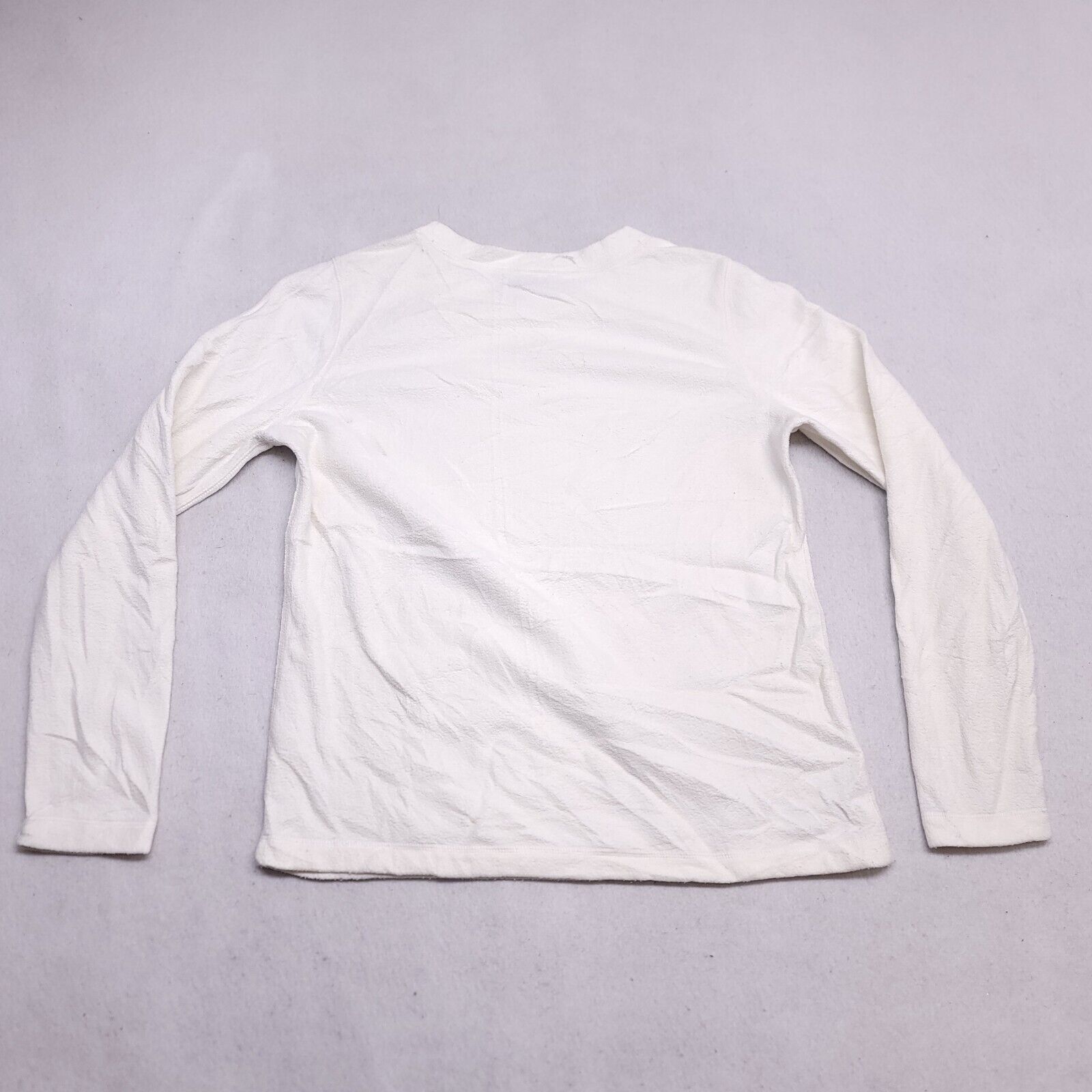 Lands' End Lands End Cotton Pullover Sweatshirt Womens Size S White Size S / US 4 / IT 40 - 10 Thumbnail