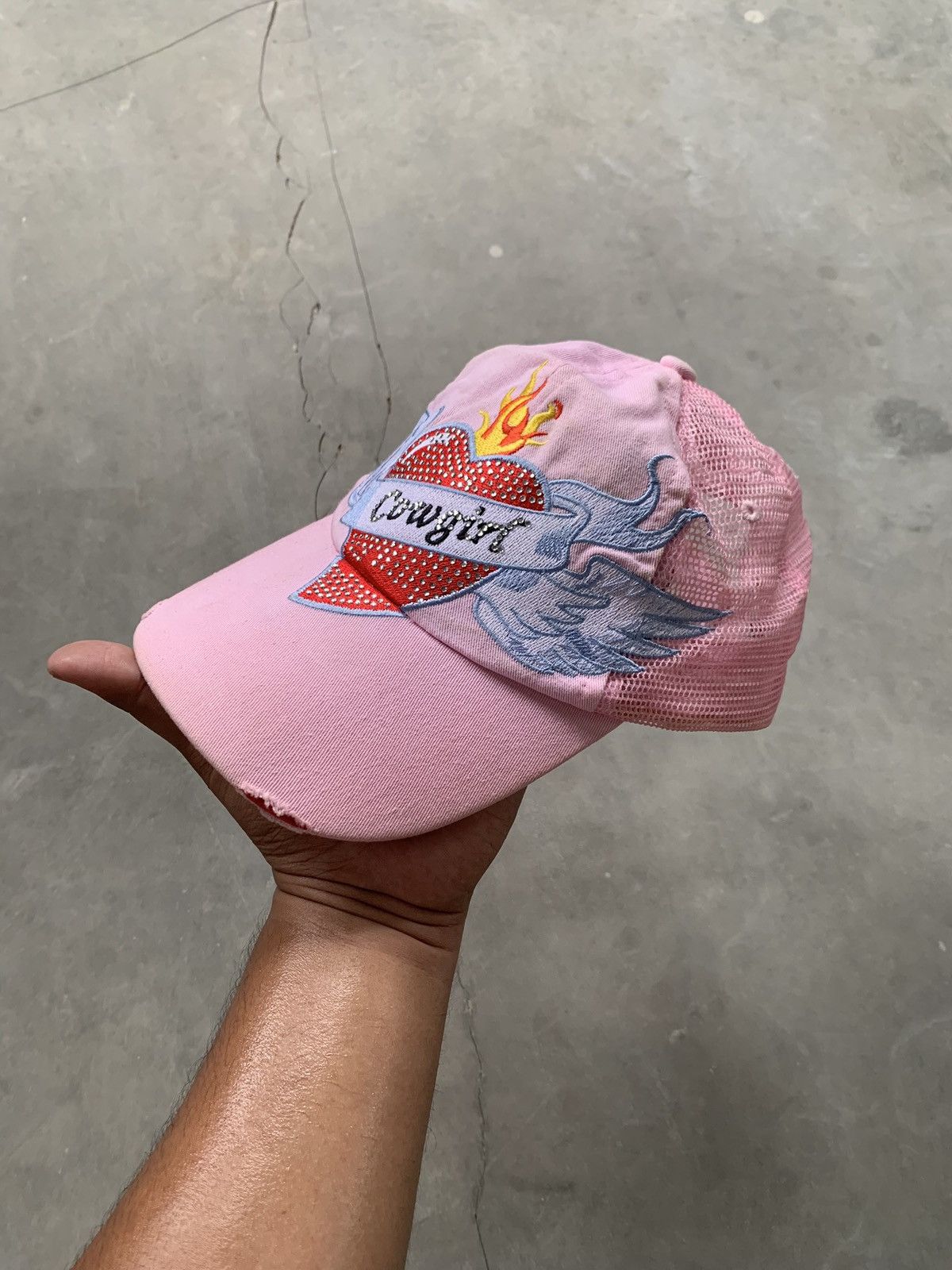 Japanese Brand Blazin Roxx Cowgirl Women Heart Tattoo Basseball Cap Size ONE SIZE - 1 Thumbnail
