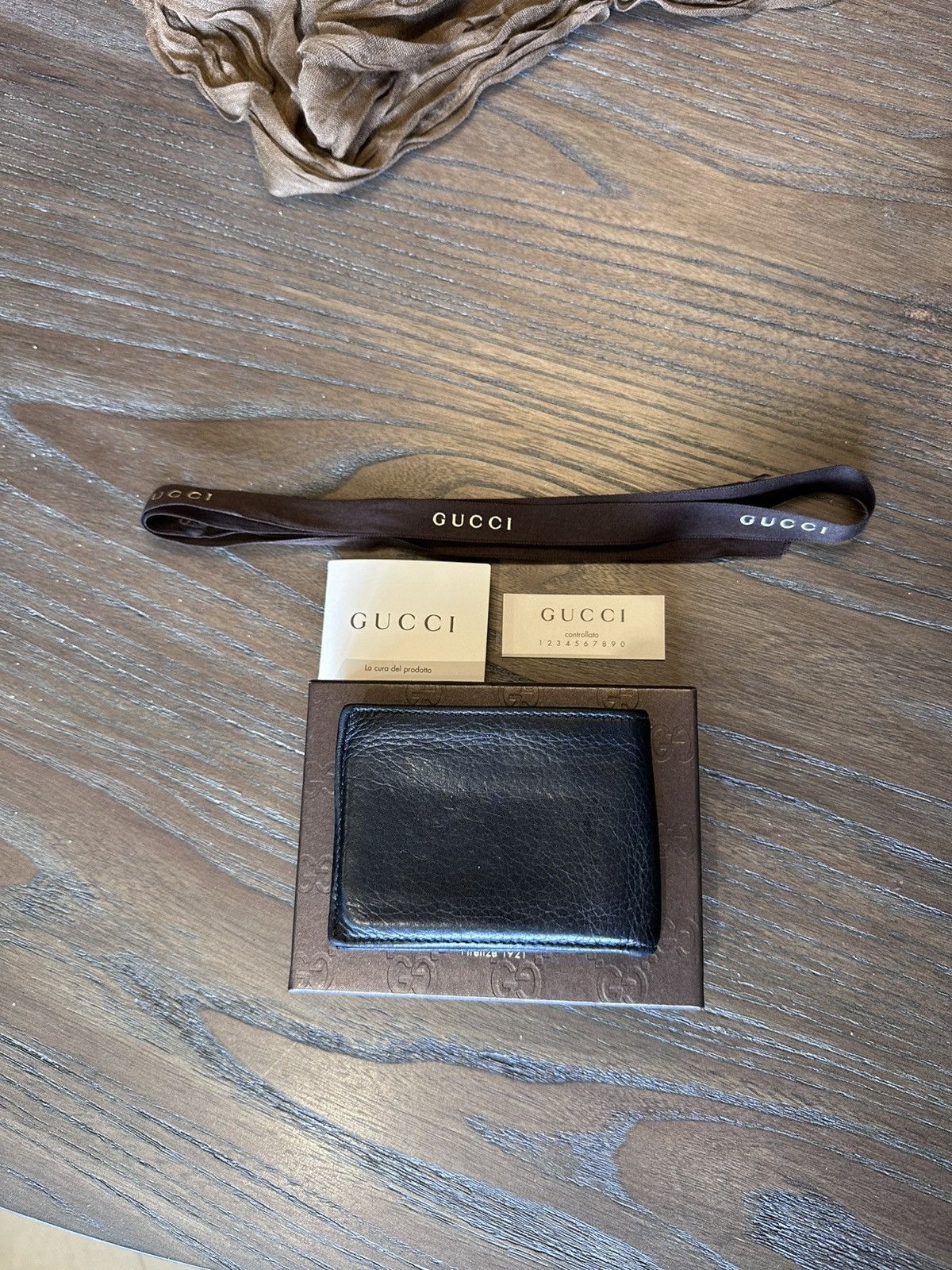 Gucci Gucci Bifold Leather Wallet Size ONE SIZE - 3 Thumbnail