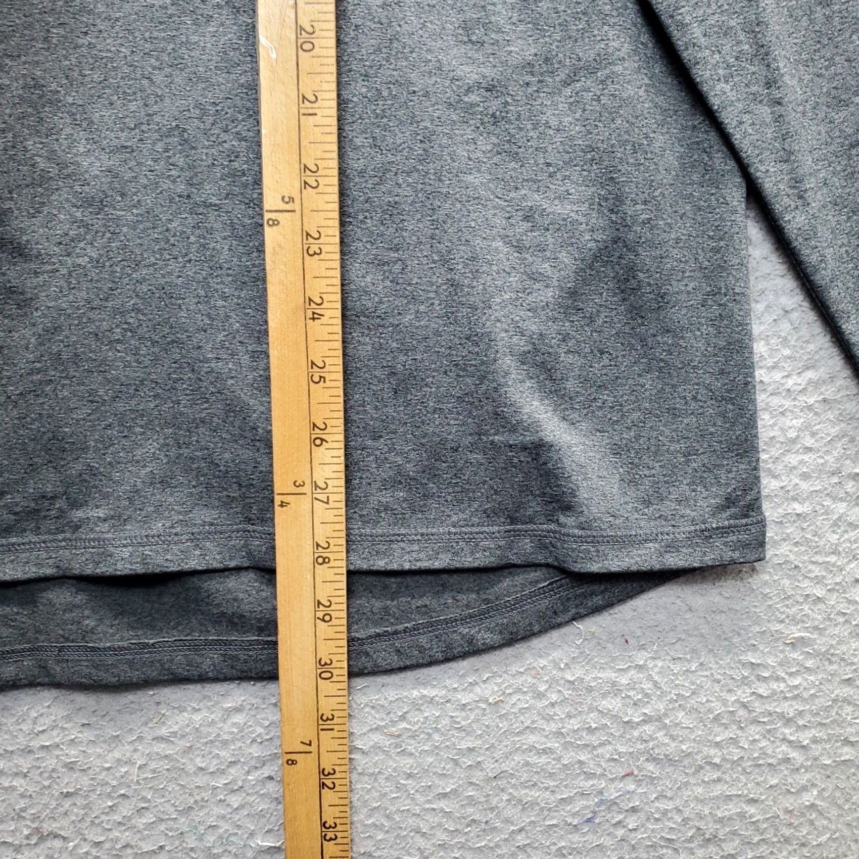 Spyder Spyder Mens Shirt L Gray Long Sleeve Mock Neck 1/4 Zip Activewear Stretch Size US L / EU 52-54 / 3 - 4 Thumbnail