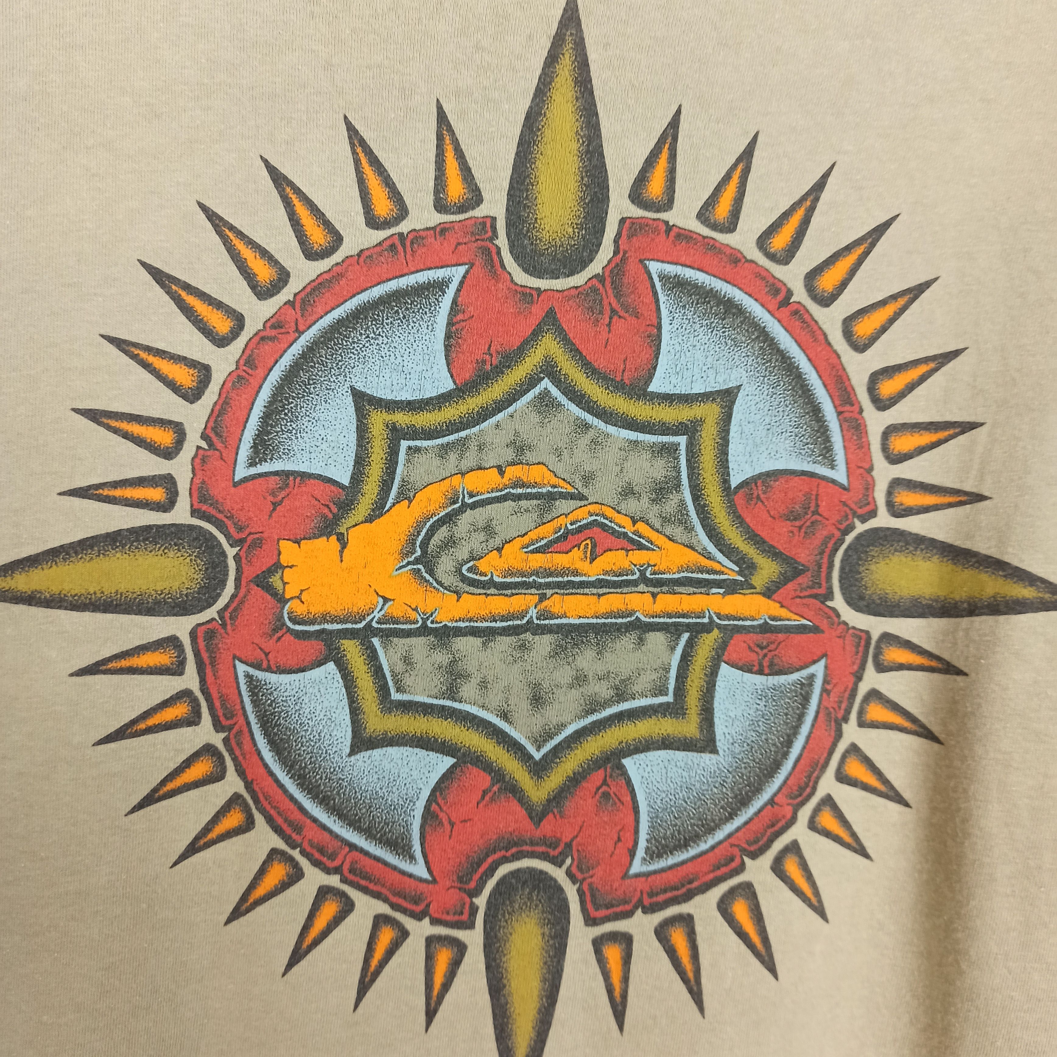 Quiksilver SUN FADED Quikslver Rare Tshirt Made in Usa Size US L / EU 52-54 / 3 - 3 Thumbnail