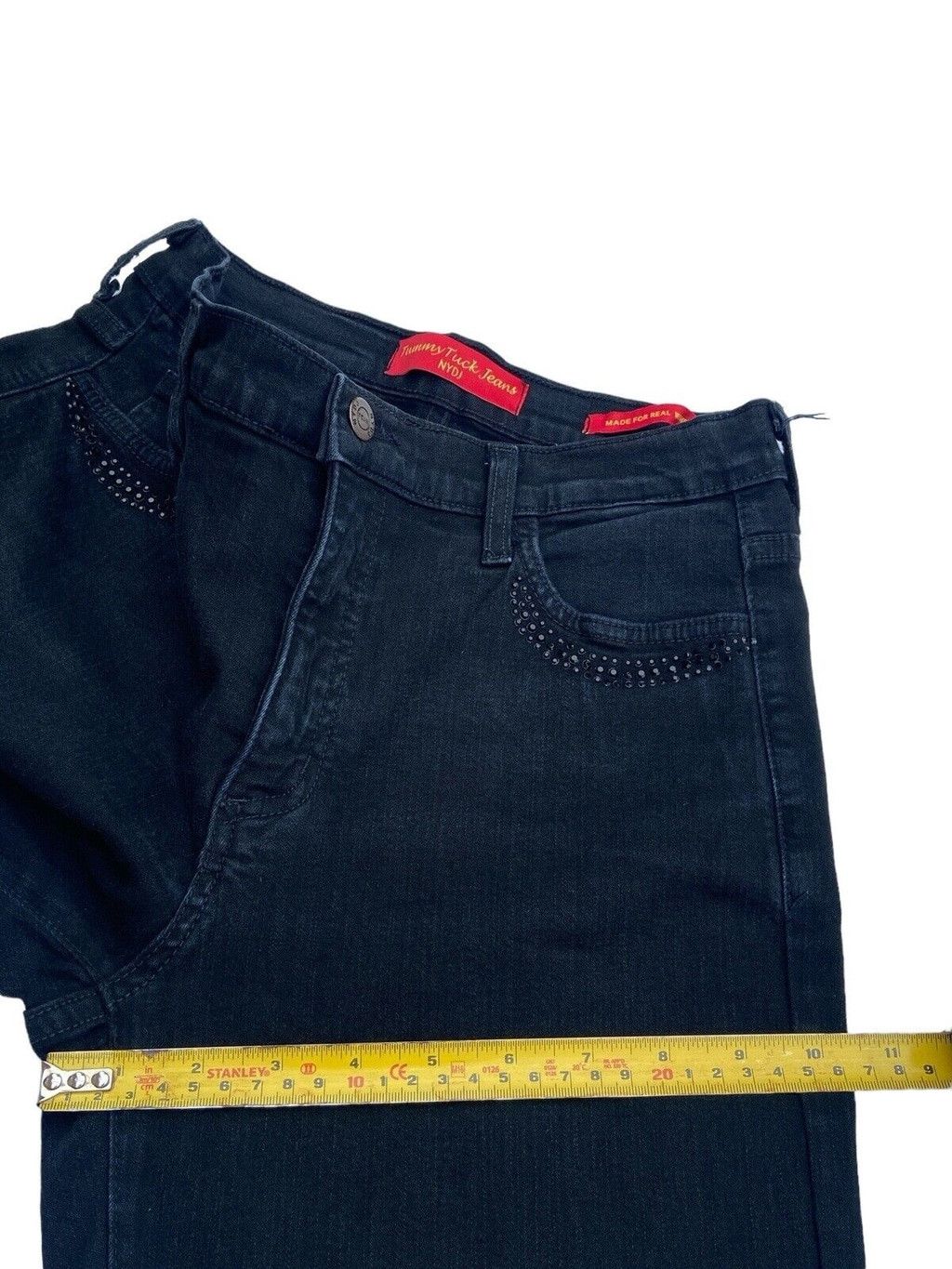 NYDJ NYDJ Bootcut Jeans Black Dark Wash Size UK 6 US 2 Women’s Size 26" / US 2 / IT 38 - 8 Thumbnail