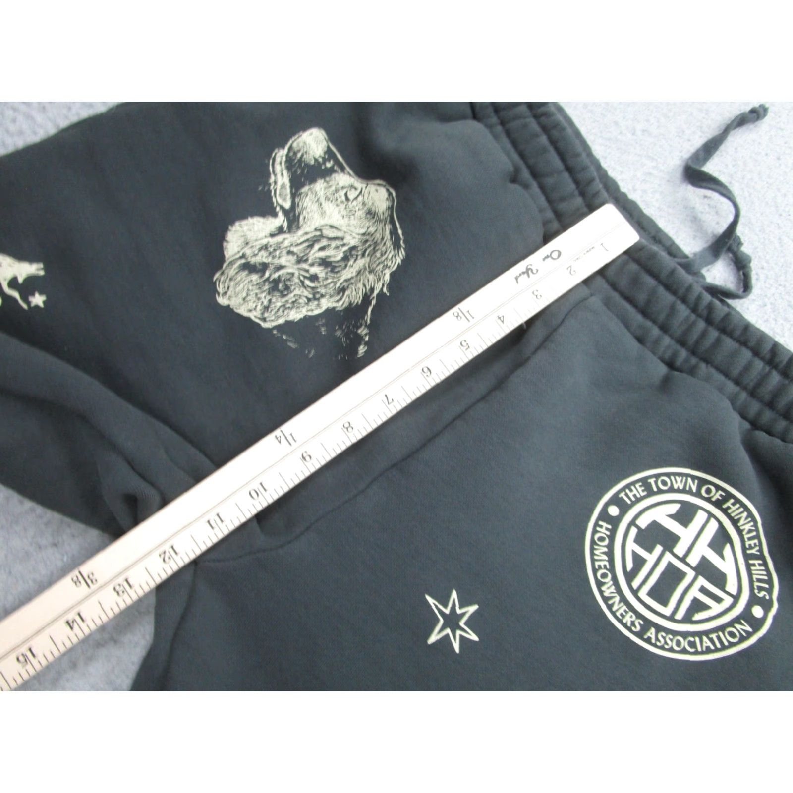 Vintage VINTAGE The 'Burbs Sweatpants Mens Medium Dark Gray Graphic Joggers Drawstring Pockets 100% Cotton Activewear Size US 31 - 7 Thumbnail
