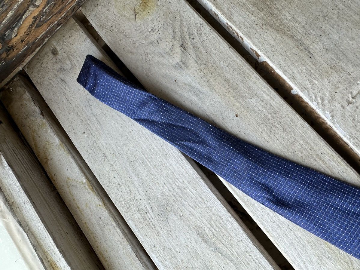 Designer × Hugo Boss 🚨RARE Hugo Boss Tie old money style Blue luxury monogram Size ONE SIZE - 5 Thumbnail