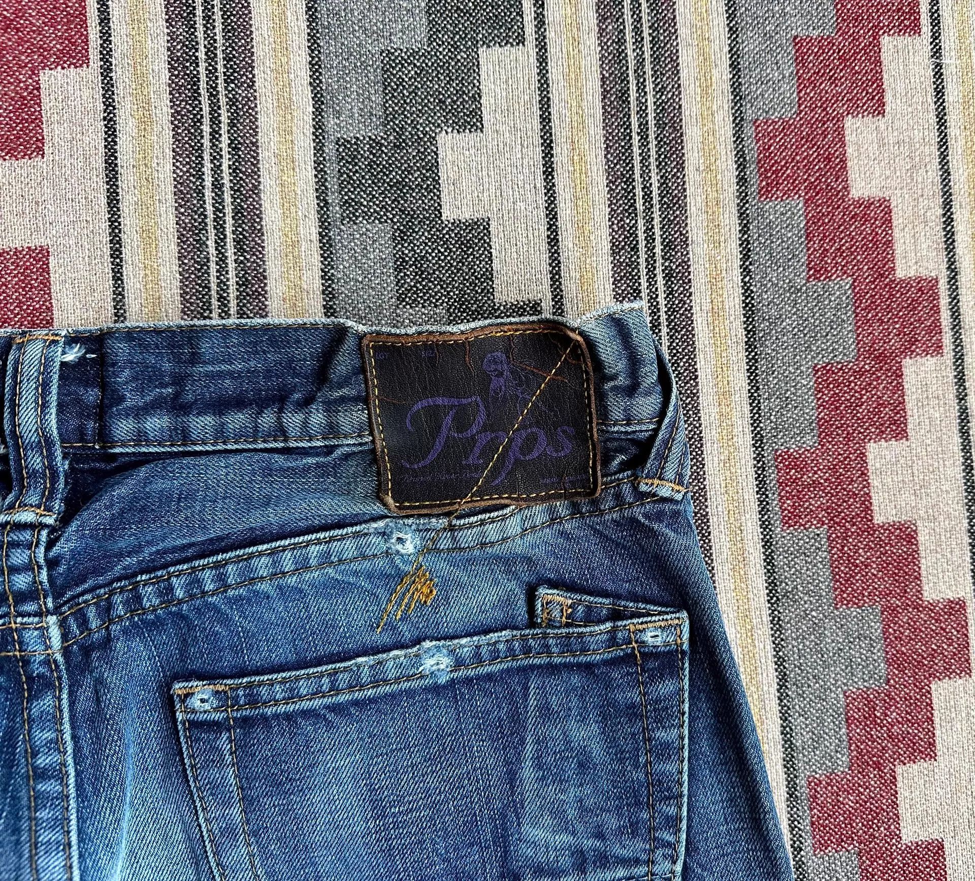Prps Prps P47P09X Patchwork Distressed Jeans Beckham 9/10 30 Size US 30 / EU 46 - 6 Thumbnail